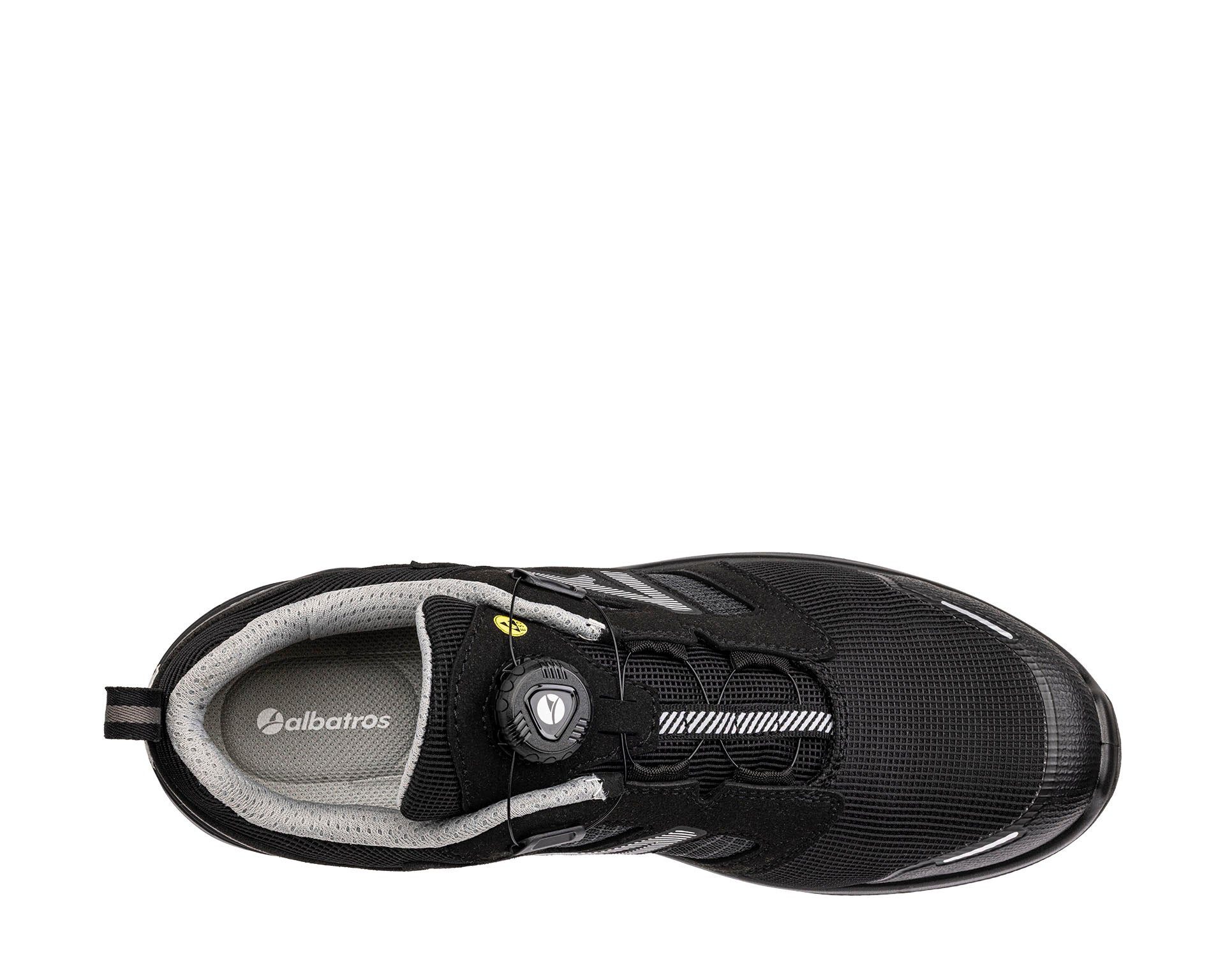 Albatros ALBATROS AIRFLOW BLK QL LOW Sicherheitsschuh S1PL ESD Sicherheitsschuh Einstellbar – Bild 5 von 5