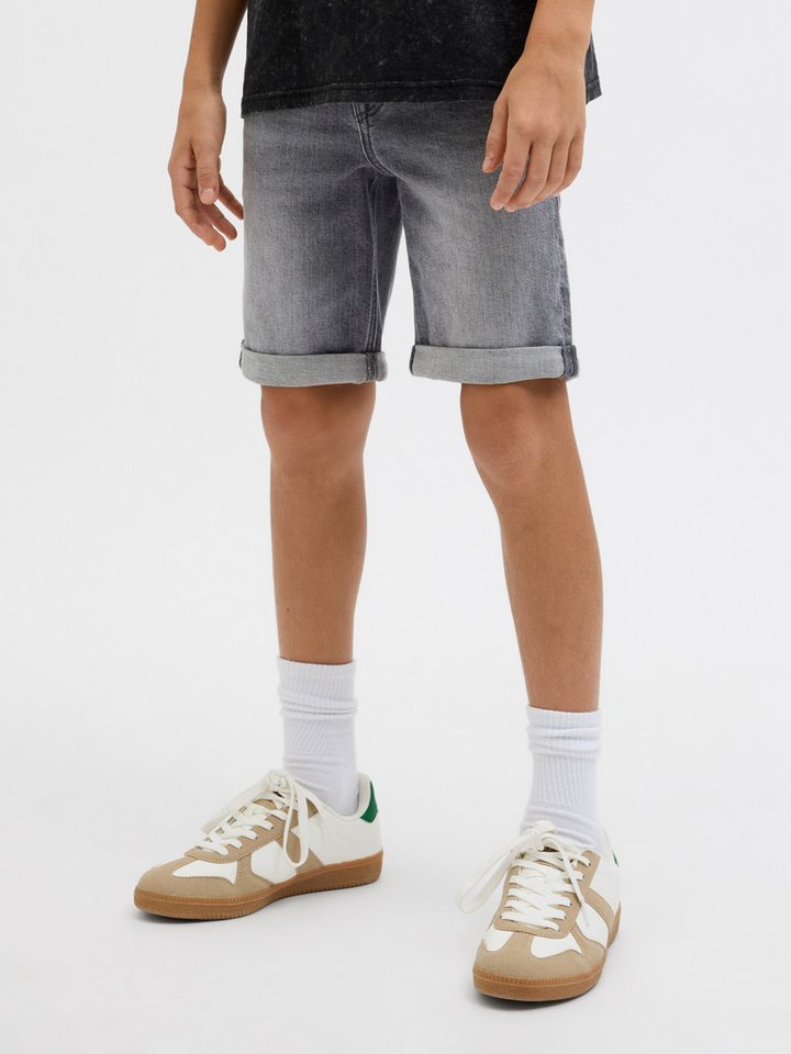 Jack & Jones Junior Shorts JJIRICK bequem mit mittlerer Taille für Jungen unifarben, modisch, regular fit, Web