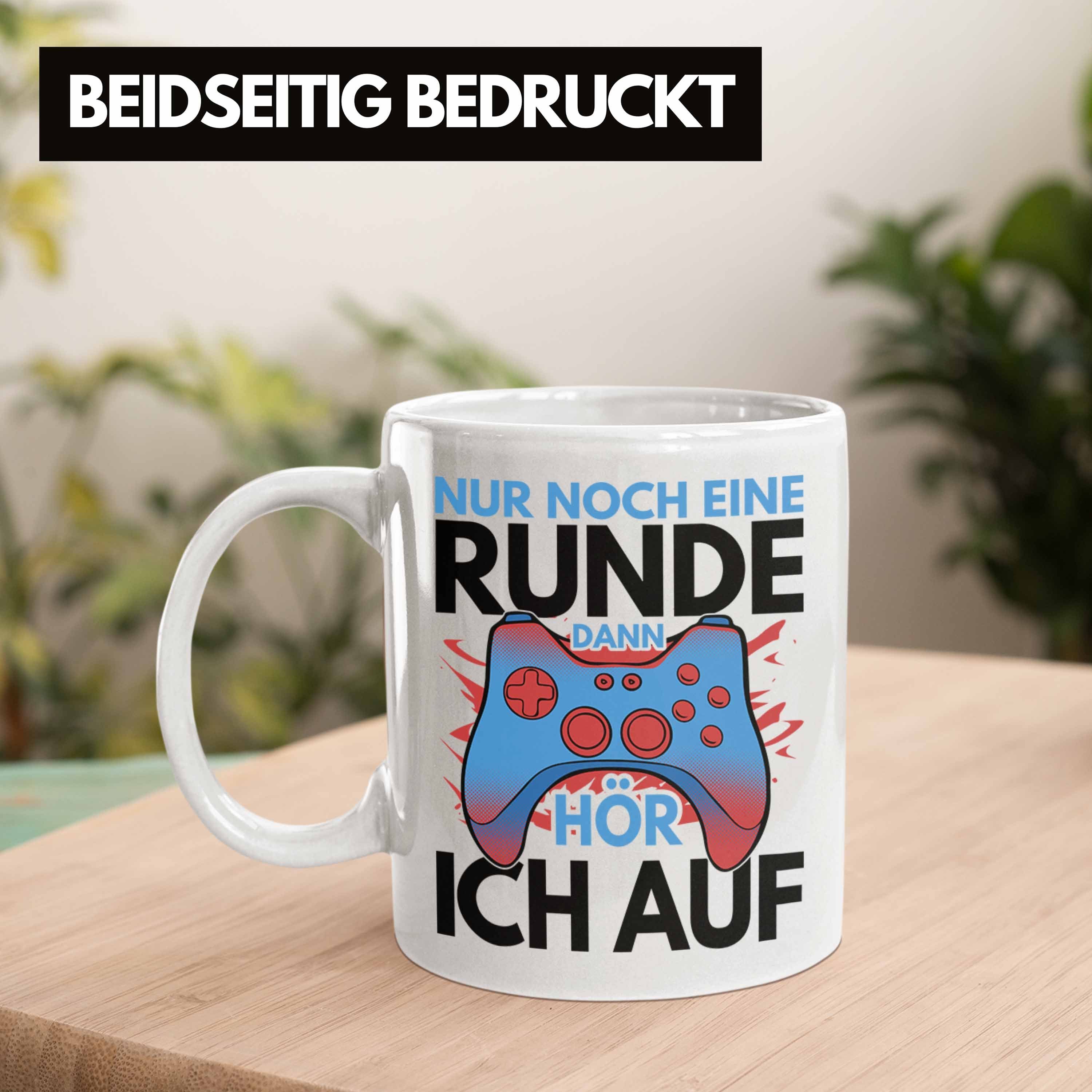 Geburtstag Geschenk Eine Runde Gamer Weiss Trendation Gamer Noch - Gamergirl Nur Zocker Tasse Trendation Geschenkidee Lustige Tasse