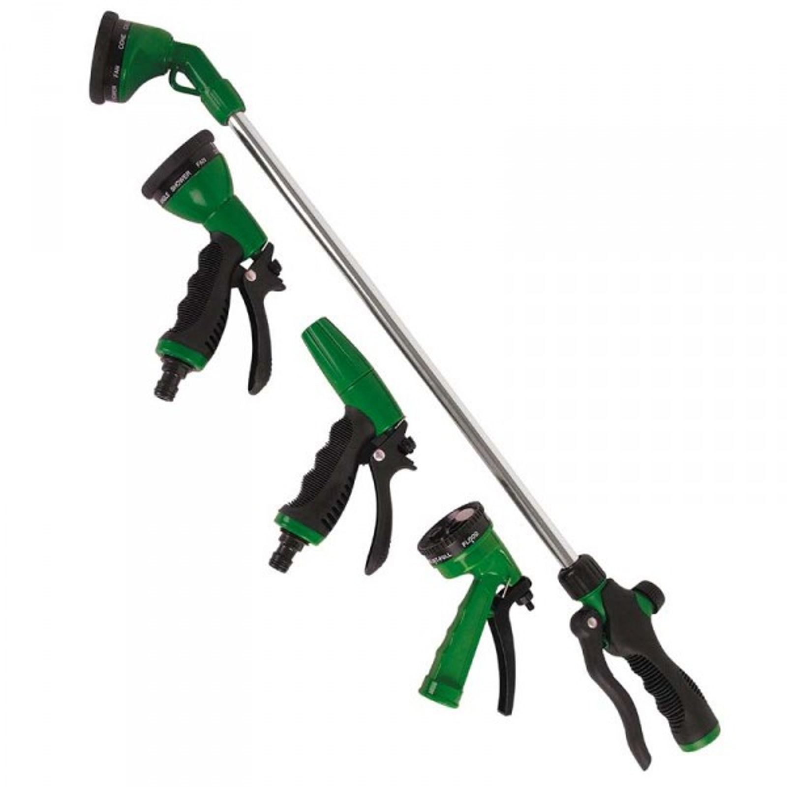 BURI Regner Multifunktions-Beregnungsset 4-teilig Bewässerungsset Gartenbrause