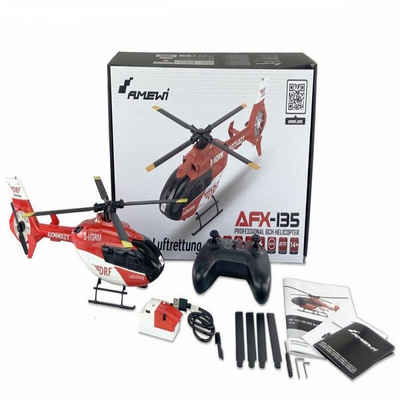 Amewi Rc гелікоптери AFX-135 PRO Brushless - Helikopter - rot