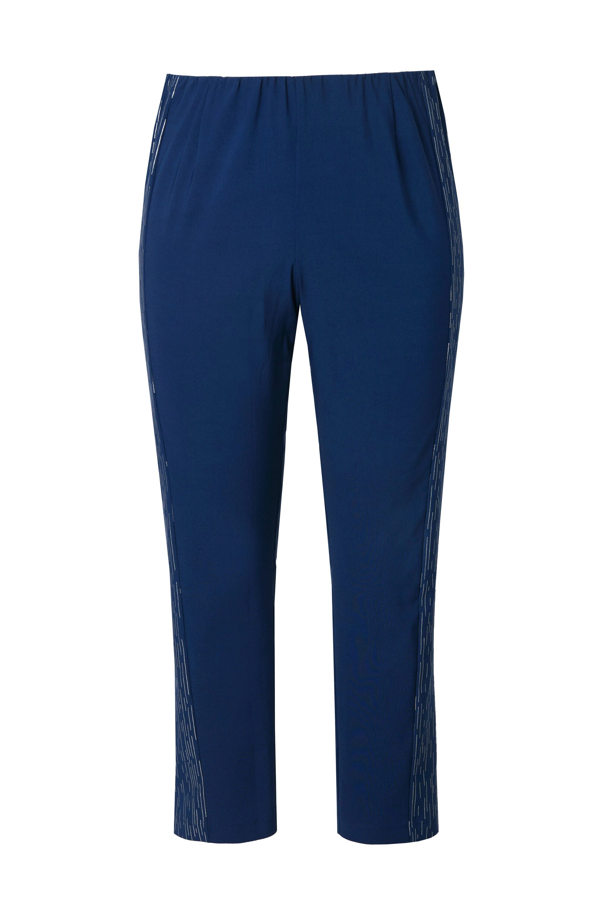 MIAMODA Schlupfhose Bengalin-Hose elastischer Slim Fit Metallic-Druck günstig online kaufen