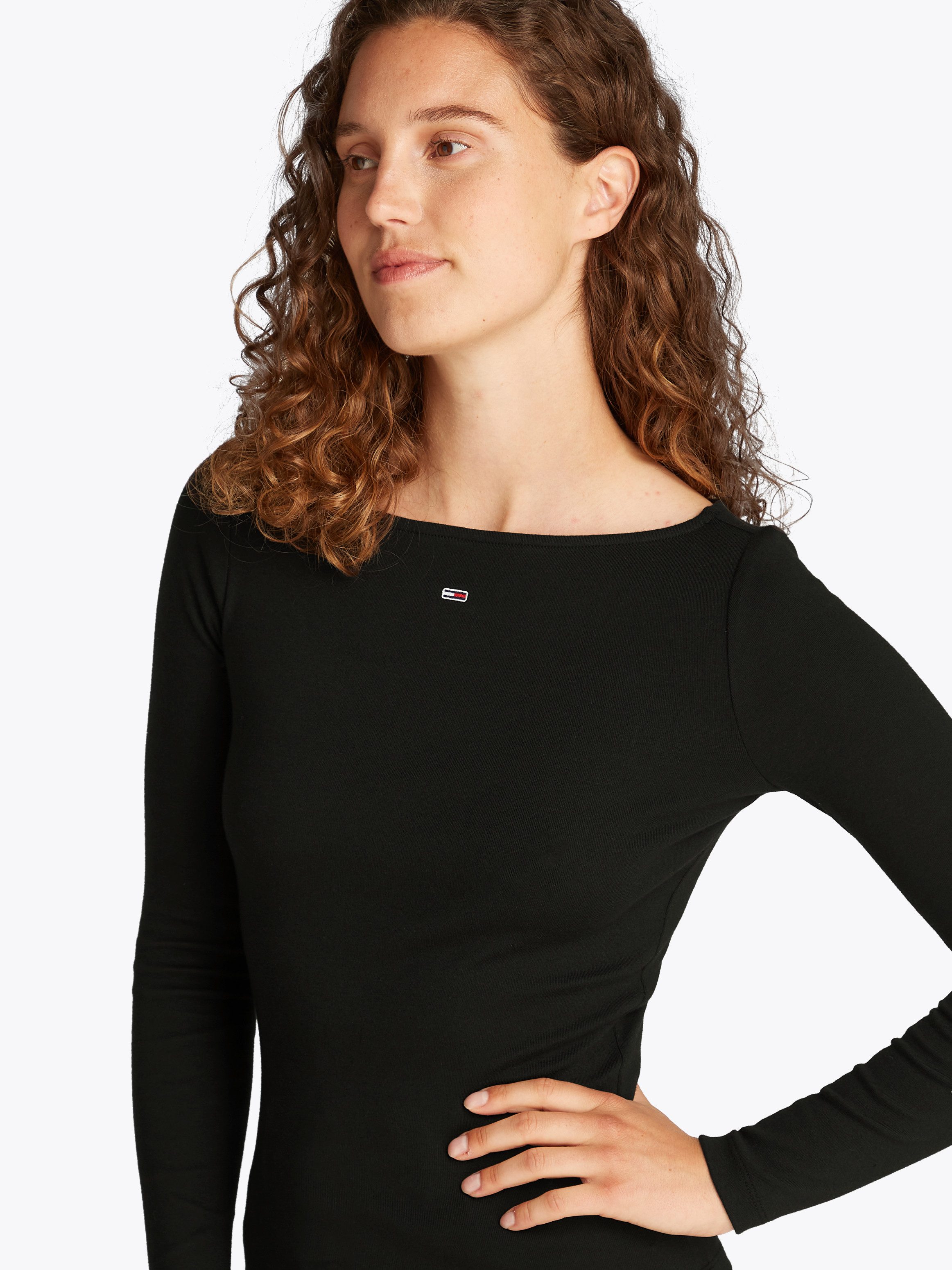Tommy Jeans Langarmshirt TJW BOAT NECK günstig online kaufen