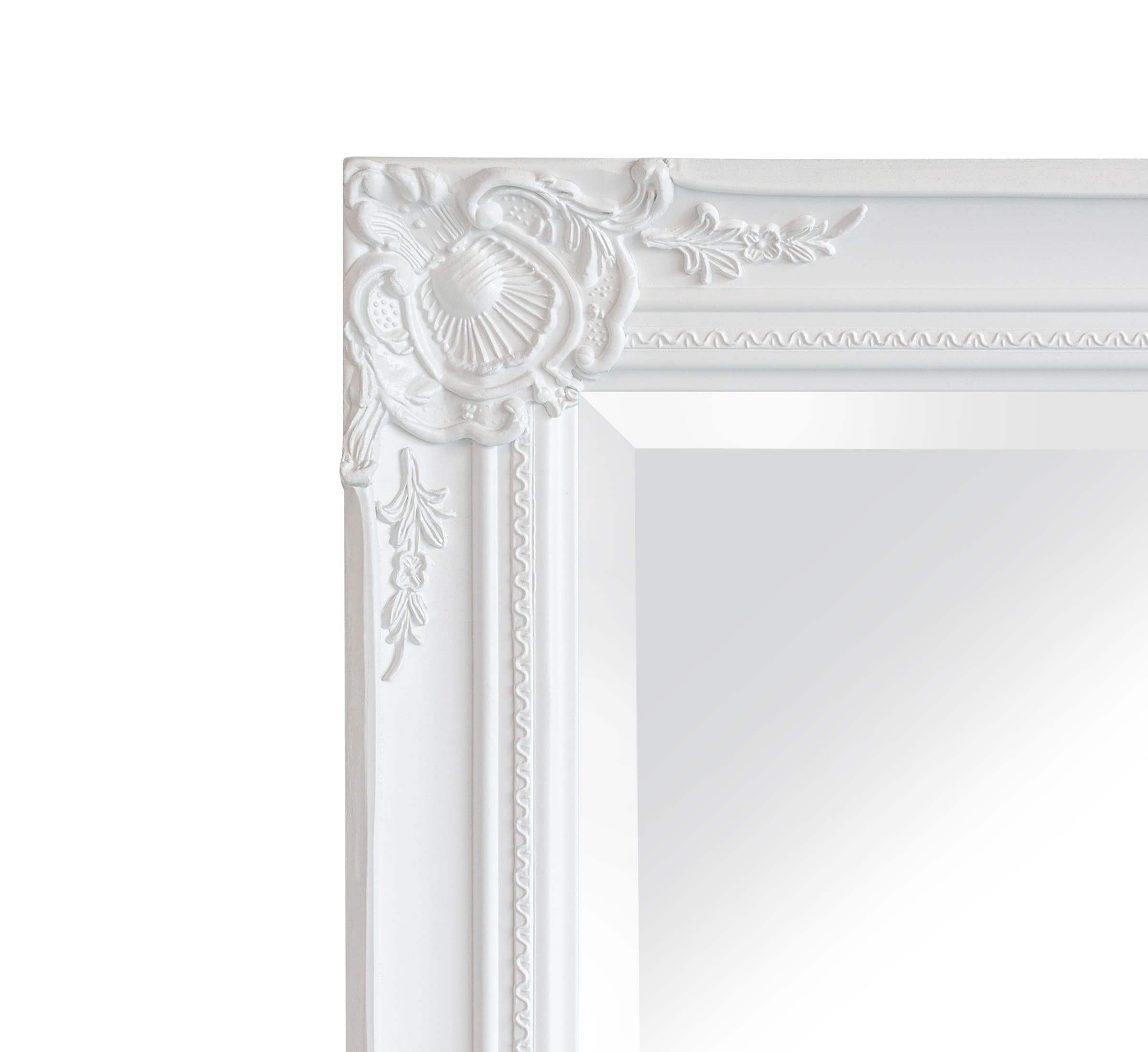 180x80 ca. Home Wandspiegel Barock Spiegel Weiß cm Spiegel LC Antik-Stil XL LC Home Ganzkörperspiegel