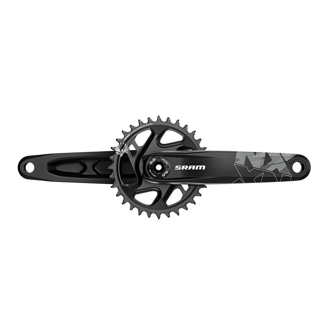 Fahrradkurbel Kurbelgarnitur NX Eagle DUB Fat Bike 4"175mm o.DUB-Lager,DM.30-Z.11/12