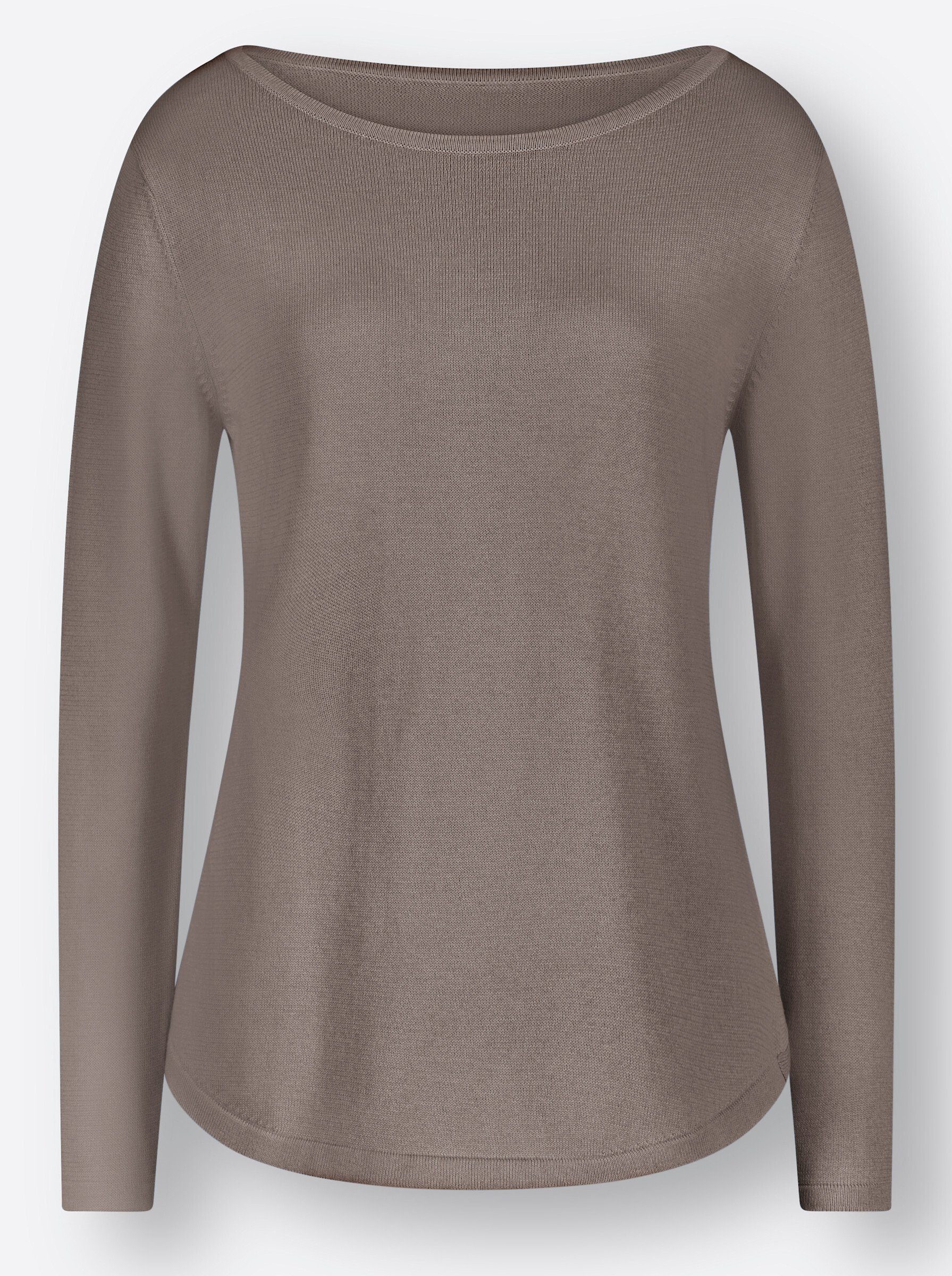 WITT WEIDEN Strickpullover taupe