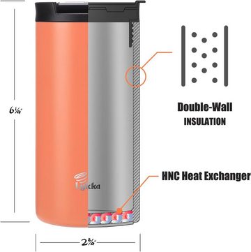 Diyarts Thermoflasche, Trinkflasche mit Langzeit-Isolierung und HNC-Wärmetauschtechnologie