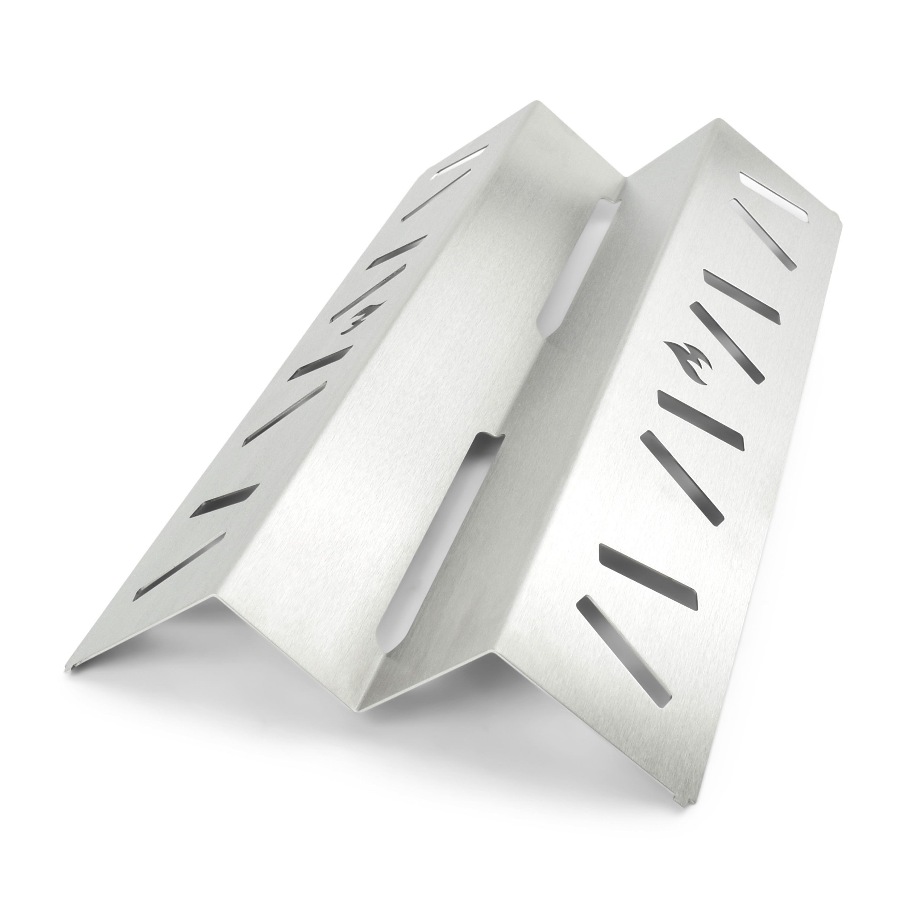 Grillrost.com BBQ Grillrost BBQ Hitzereflektor Weber Spirit 200 und 300 - Regler seitlich, Made in Germany