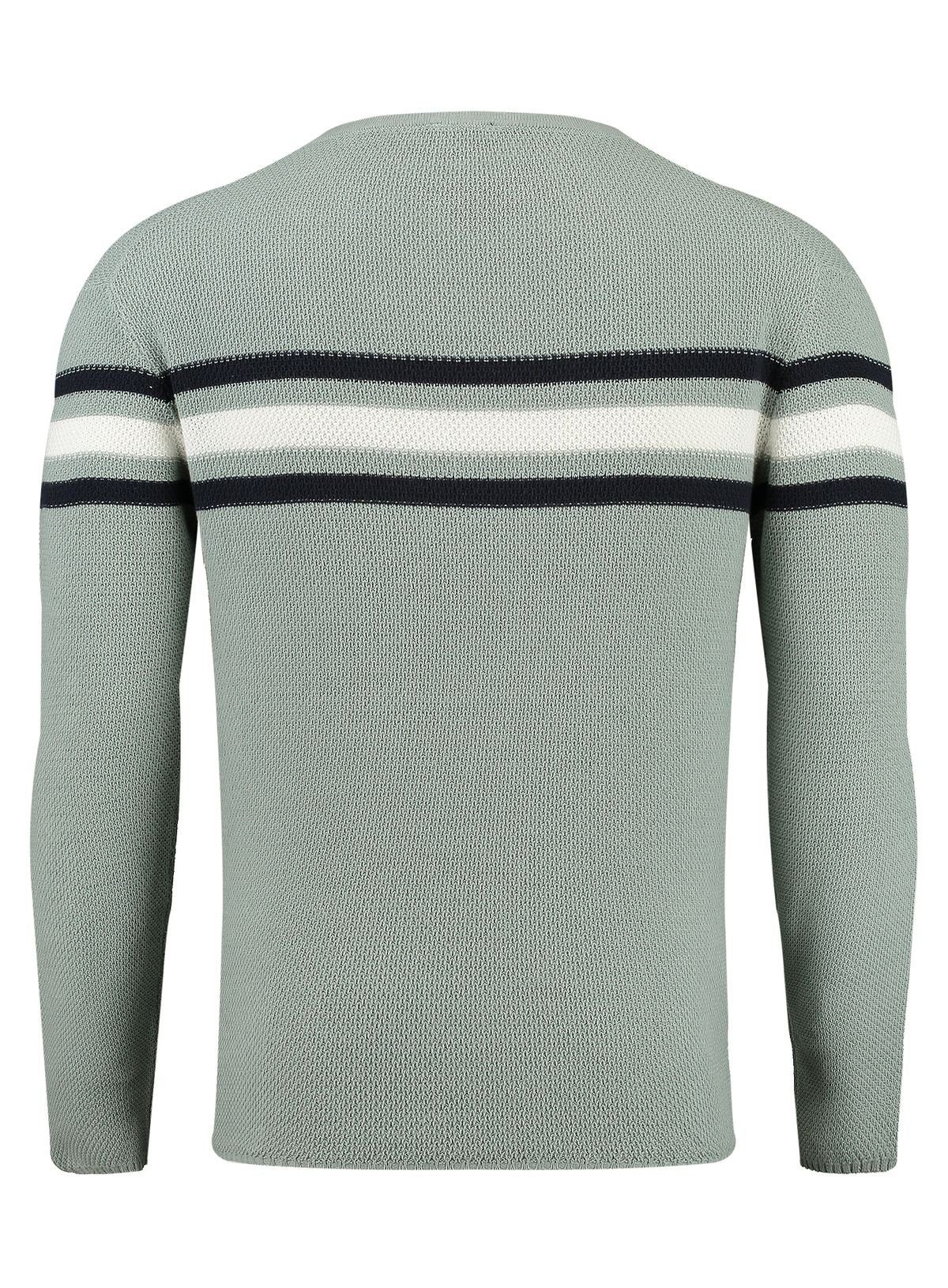 Key Largo Strickpullover Booking für Herren kontrast Look gestreift MST0011 günstig online kaufen