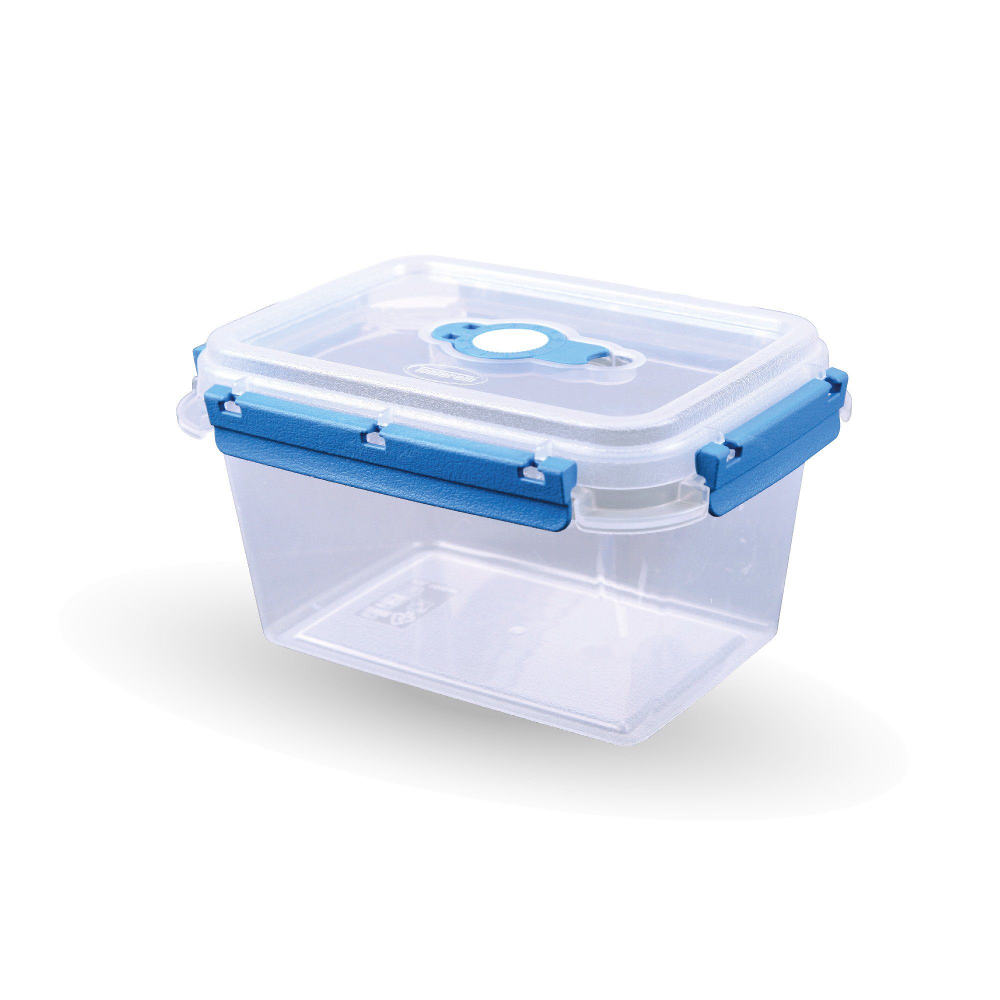 Tontarelli Frischhaltedose Lunchbox 1,5 L, Kunststoff, (1-tlg), Vorratsdose für Lebensmittel - Aufbewahrungsbox luftdicht - Meal Prep Blau