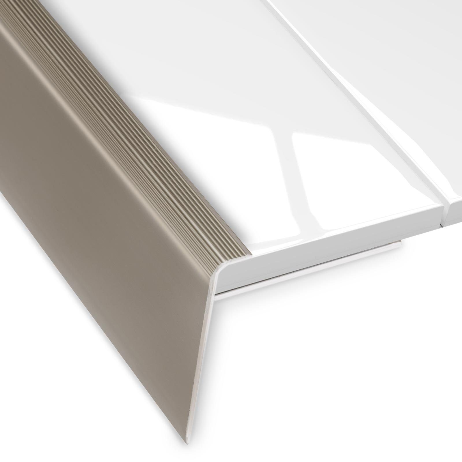 Floordirekt Treppenkantenprofil Safety, verschiedene Farben, F-Form