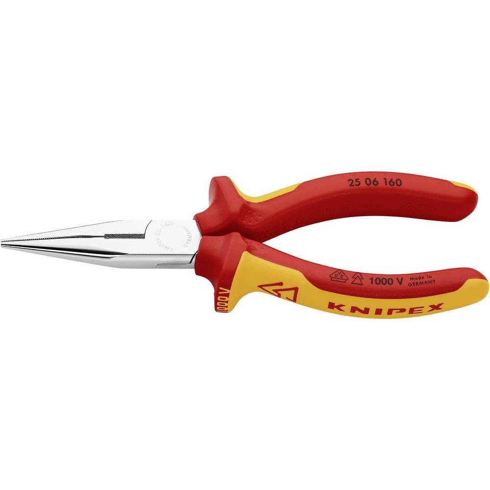 Knipex Flachzange VDE-Flachrundzange 25 06 160