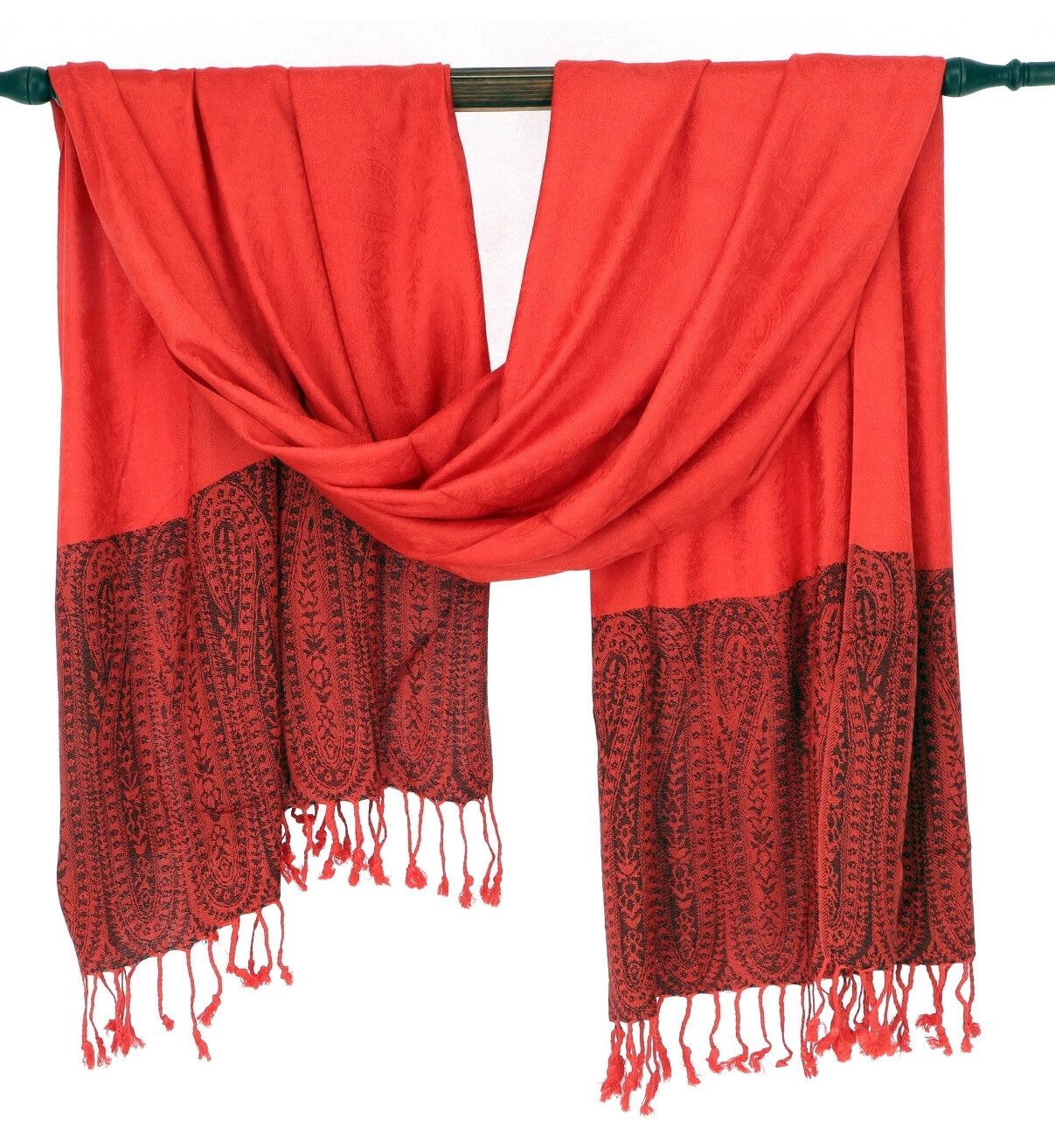 Guru-Shop Halstuch Weicher Viskose Schal, Stola mit Paisley,..