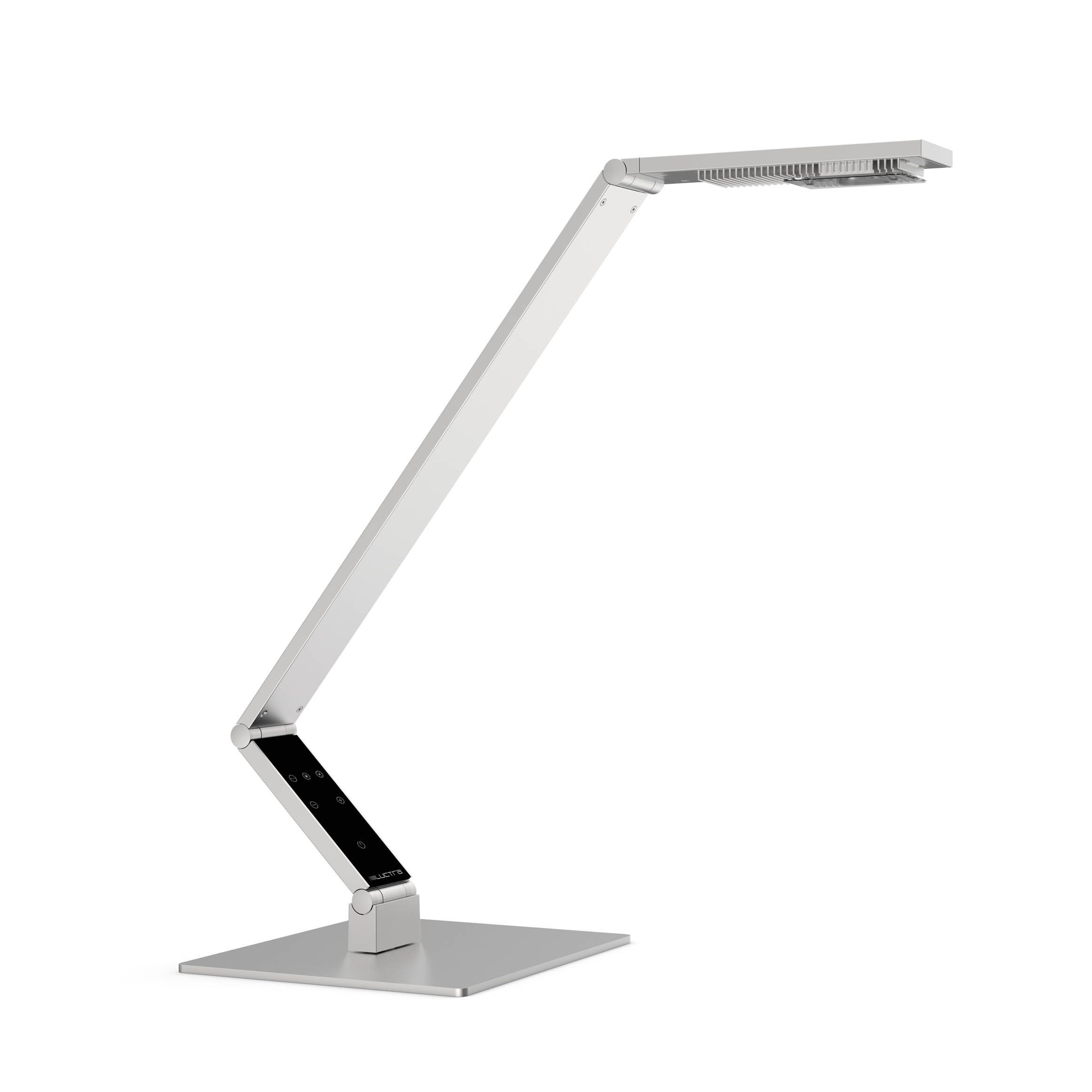 LUCTRA Tischleuchte TABLE LINEAR BASE, Table Linear Base LED Schreibtischlampe, biologisch wirksames Licht silber