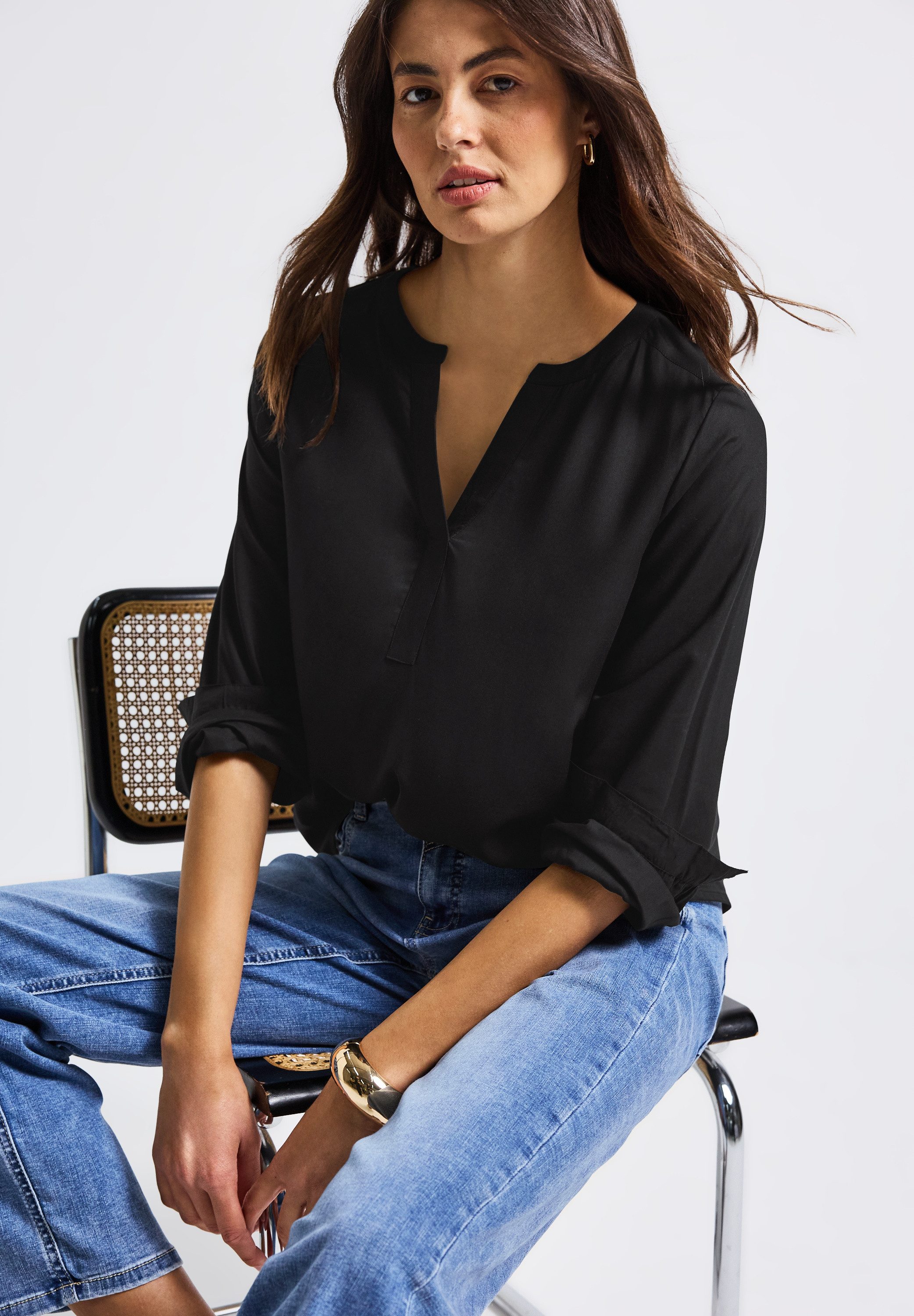 STREET ONE Langarmbluse im Tunika-Stil günstig online kaufen