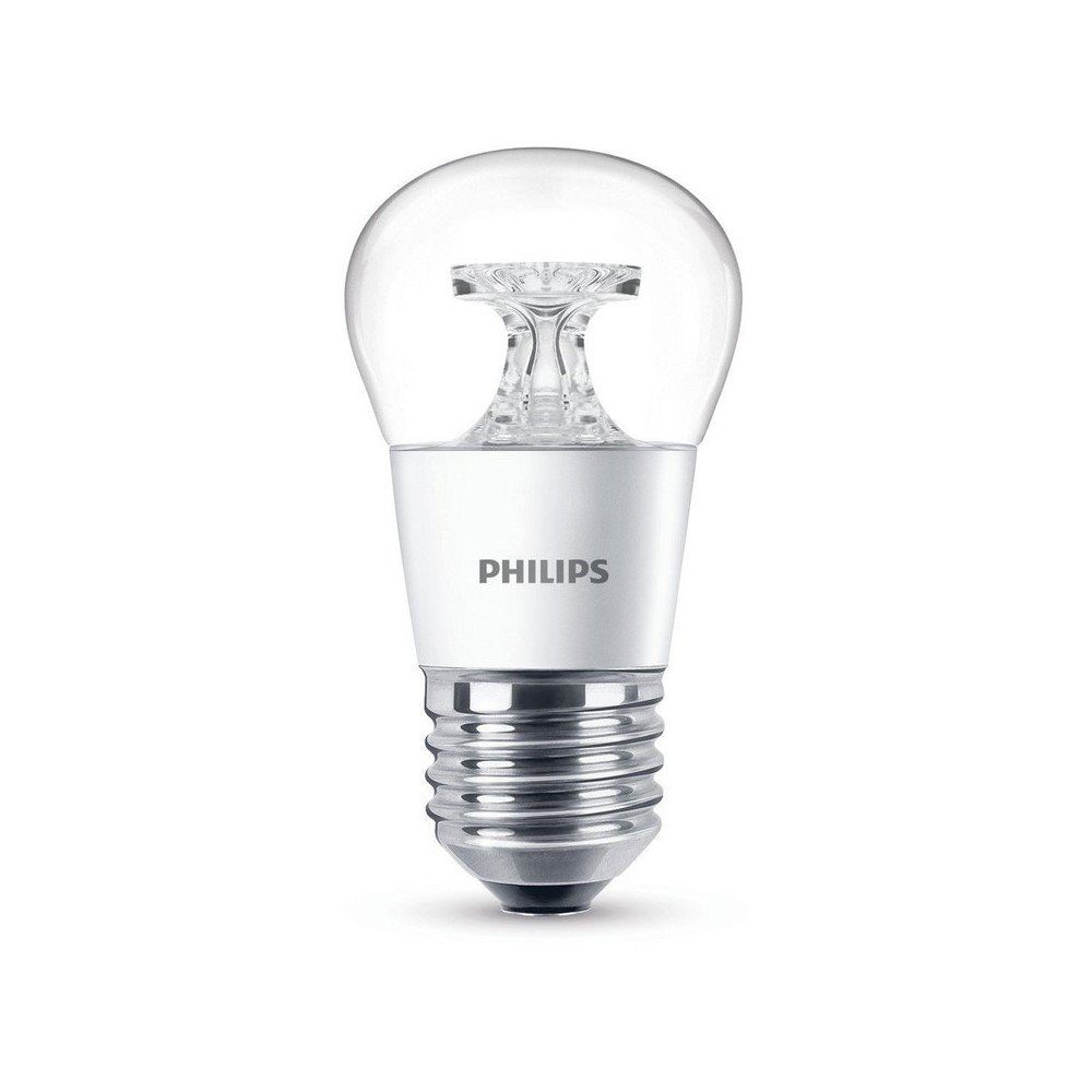 E27 LED-Leuchtmittel LED 4W 2700K, = Filament KLAR P45 25W Warmweiß Philips Philips Warmweiß 250lm E27,