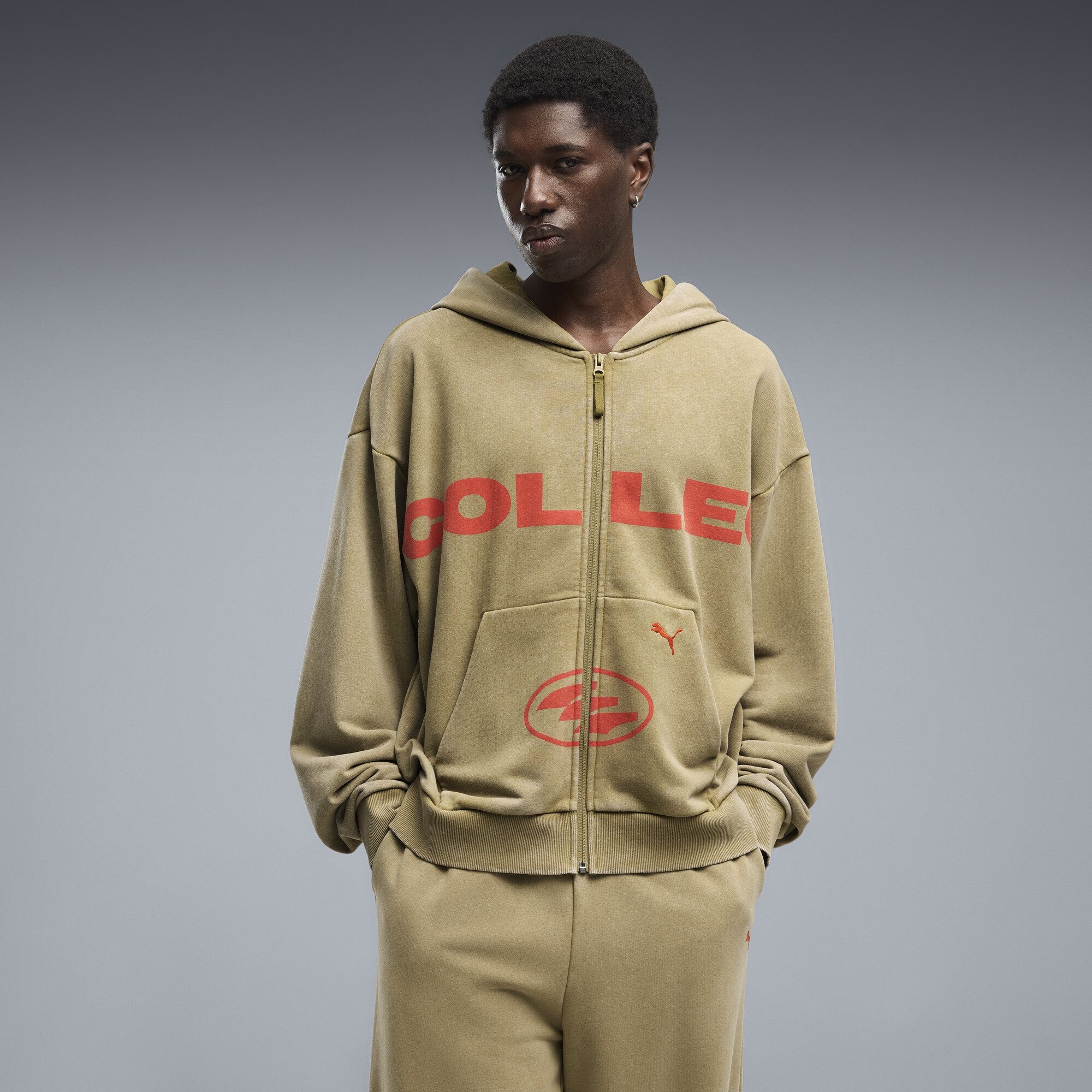PUMA Kapuzenpullover Graphic Kapuzenjacke Erwachsene