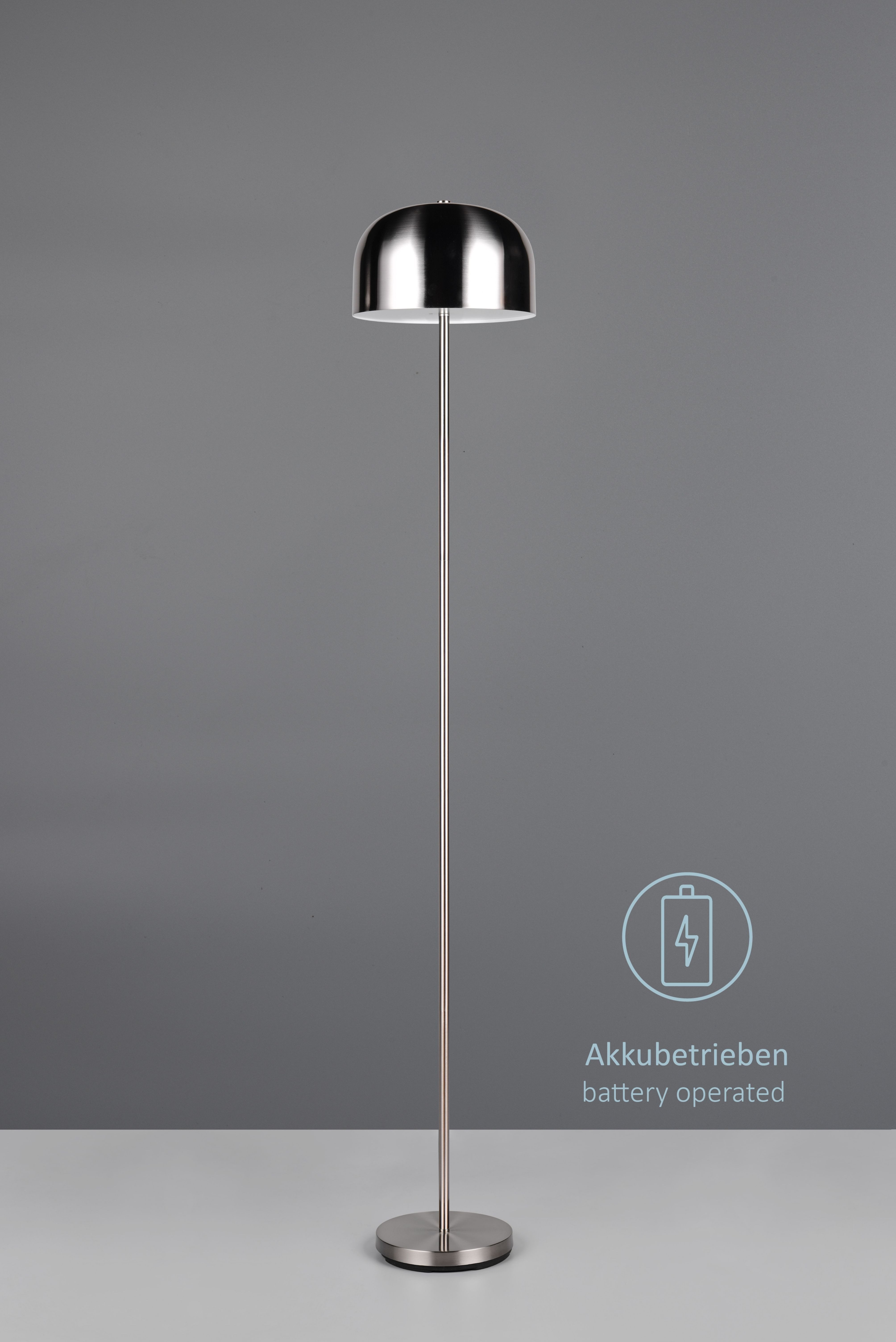 lightling LED Stehlampe Julien, LED fest integriert, 4-Fach Touch, IP20, USB-Anschluss, Akkubetrieb