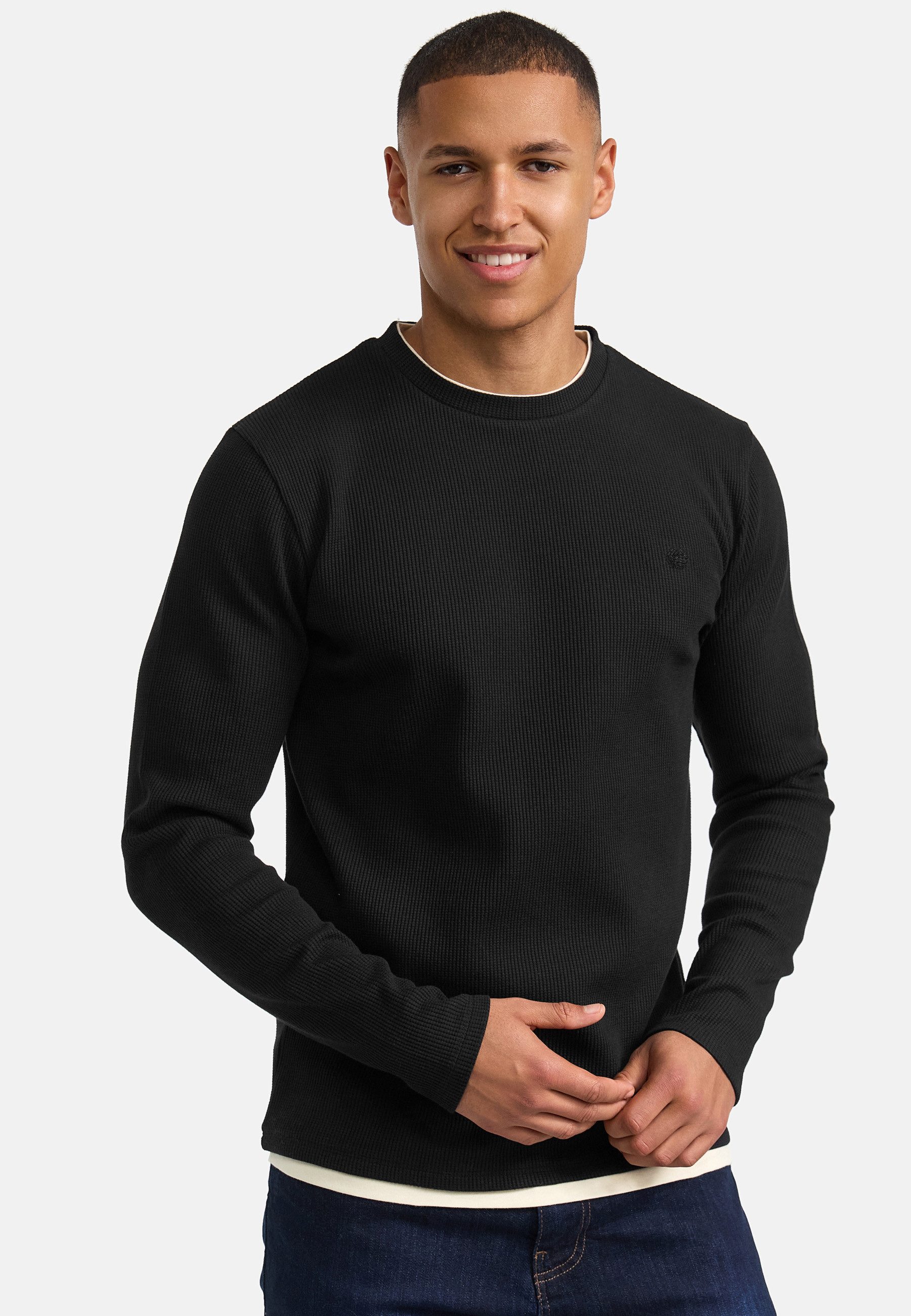 Indicode Langarmshirt Herren INValwald Shirt Langarm Herrenshirt Langarmshi günstig online kaufen