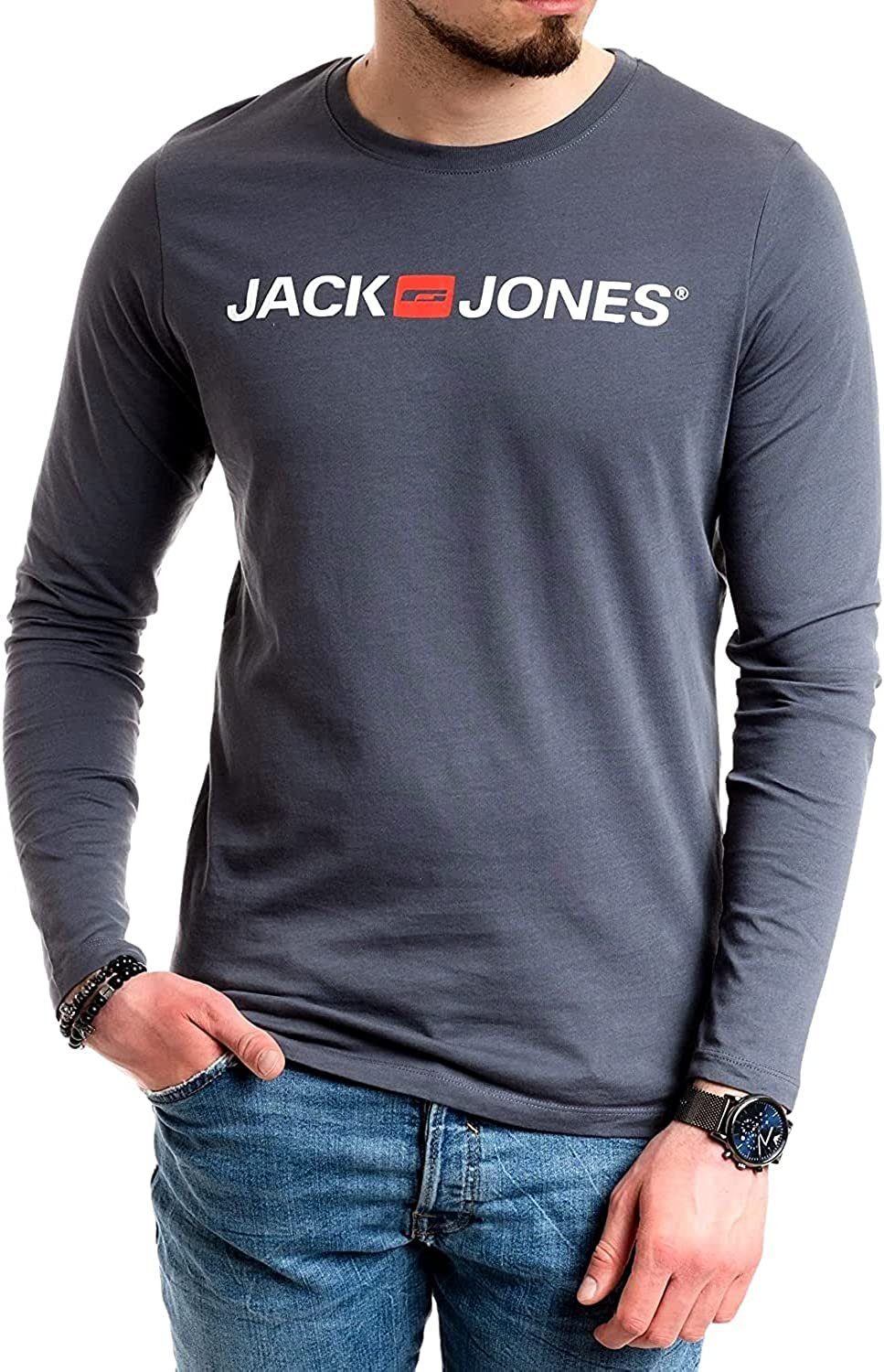 Jack & Jones Langarmshirt mit Printaufdruck günstig online kaufen