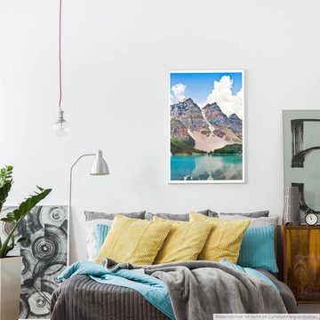 Sinus Art Poster Landschaftsfotografie 60x90cm Poster Rocky Mountains am Moraine See Kanada