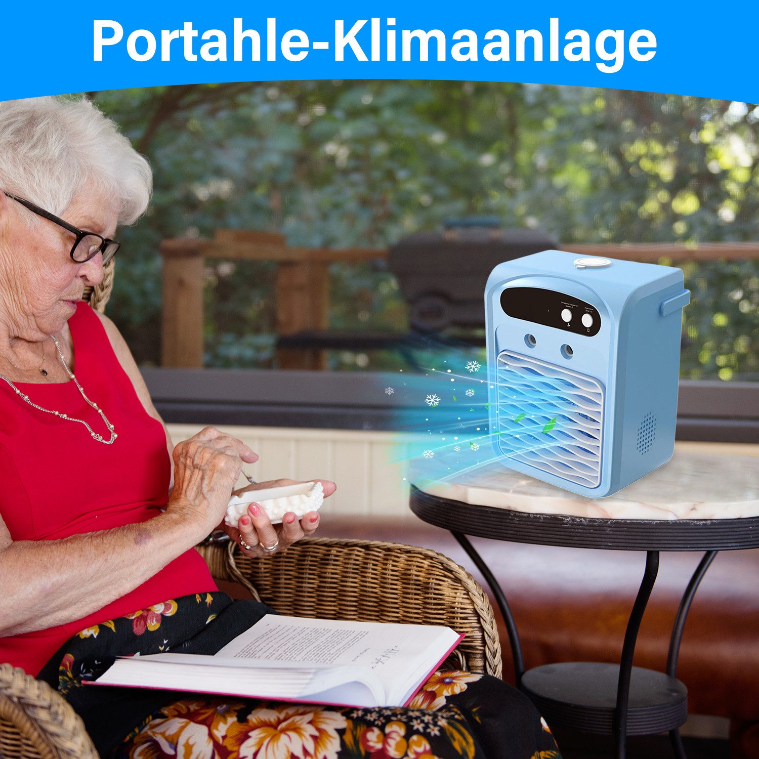 RWEUOQ Standventilator Tragbare Klimaanlage mit 1000ml günstig online kaufen
