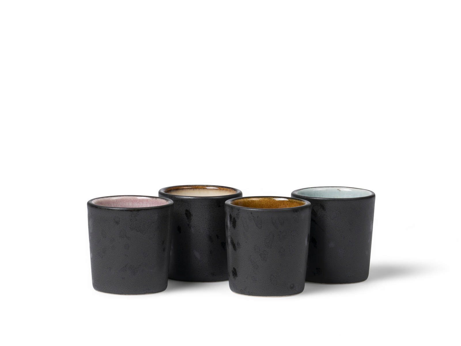 Bitz Becher Gastro black, Steinzeug, d: 5,2 cm / h: 5 cm