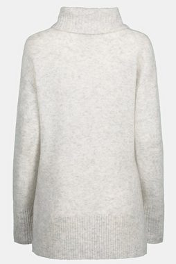 Gina Laura Longpullover Pullover Identity Oversized Rollkragen Langarm