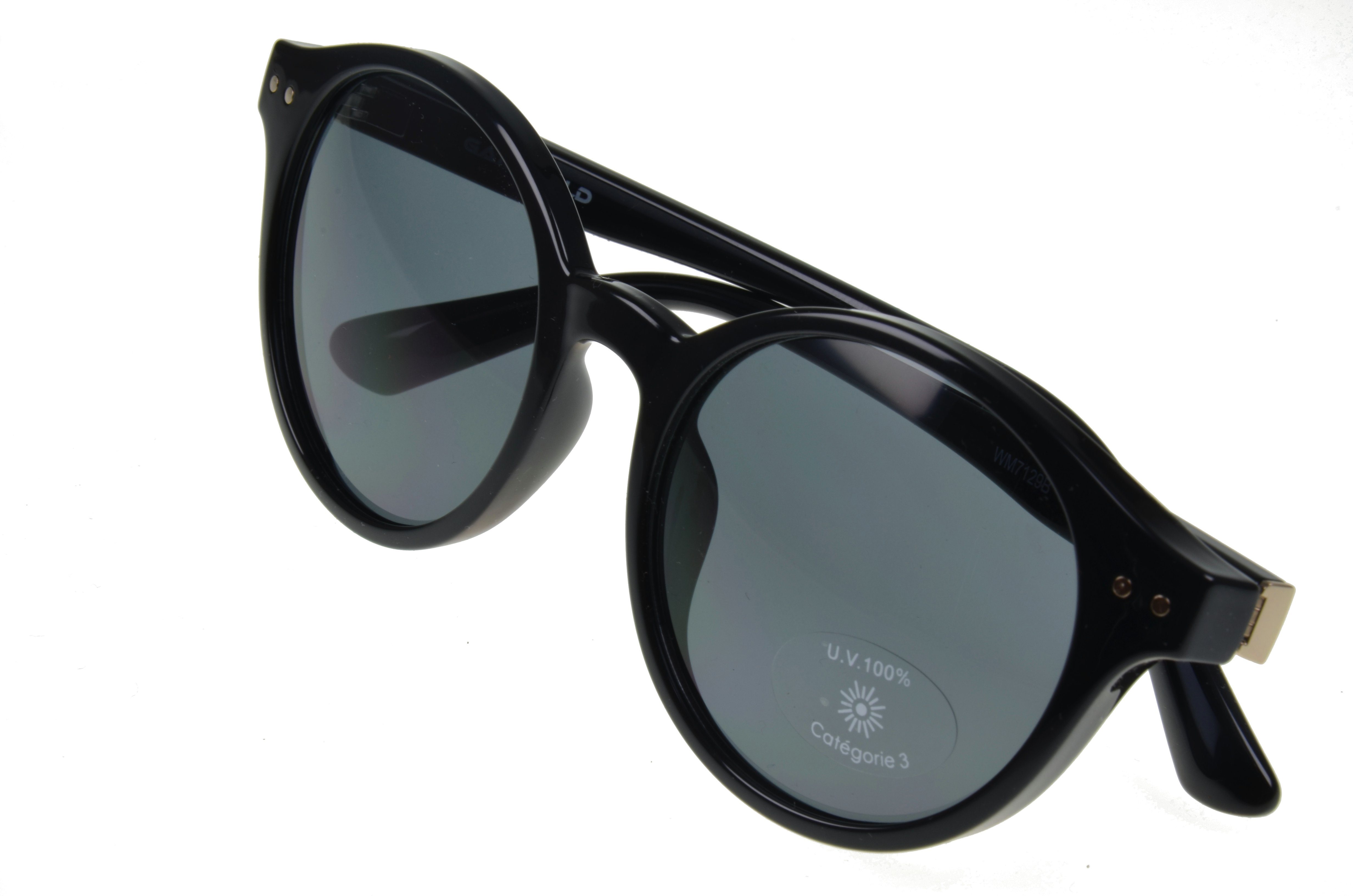 WM7129 Gamswild Brille Sonnenbrille braun, Damen Mode GAMSSTYLE Pianolack, schwarz