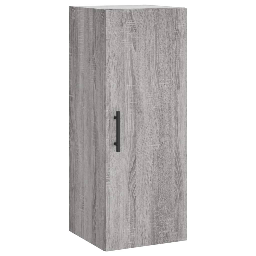 vidaXL Sideboard Sonoma Wandschrank St) Grau 34,5x34x90 (1 cm