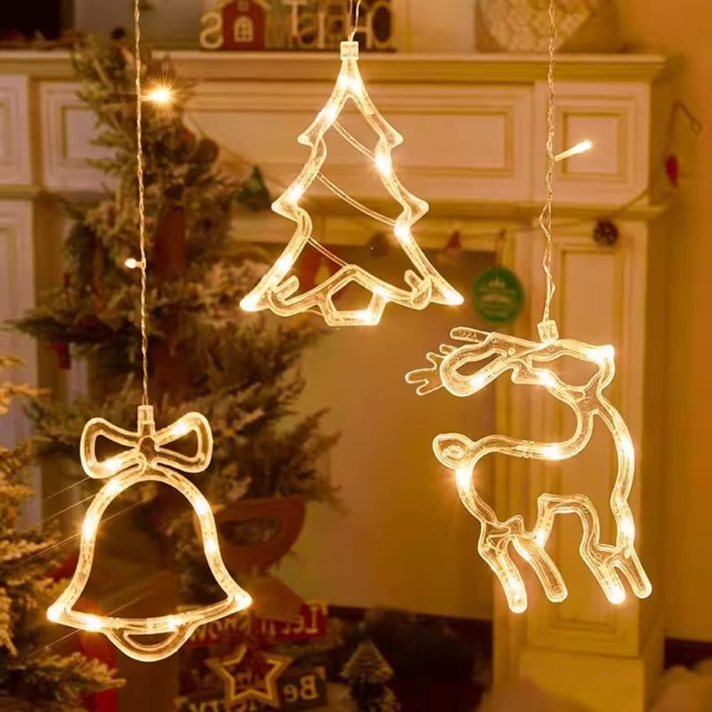 Montegoni Lichterkette Schneefloken Lichtvorhang 2,3m 8 Modi und EU-Stecker für Innenräume, 8 Programme, wasserabweisende Elemente, EU-Stecker – Bild 4 von 4