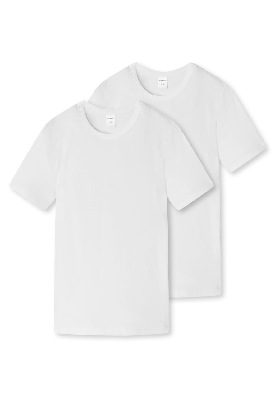 Schiesser Unterziehshirt 95/5 T-Shirt 4er Pack (Spar-Pack, 4er-Pack)