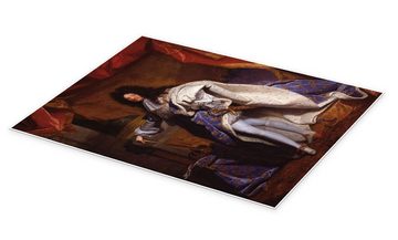 Posterlounge Poster Hyacinthe Rigaud, Ludwig XIV in königlichem Gewand, Malerei