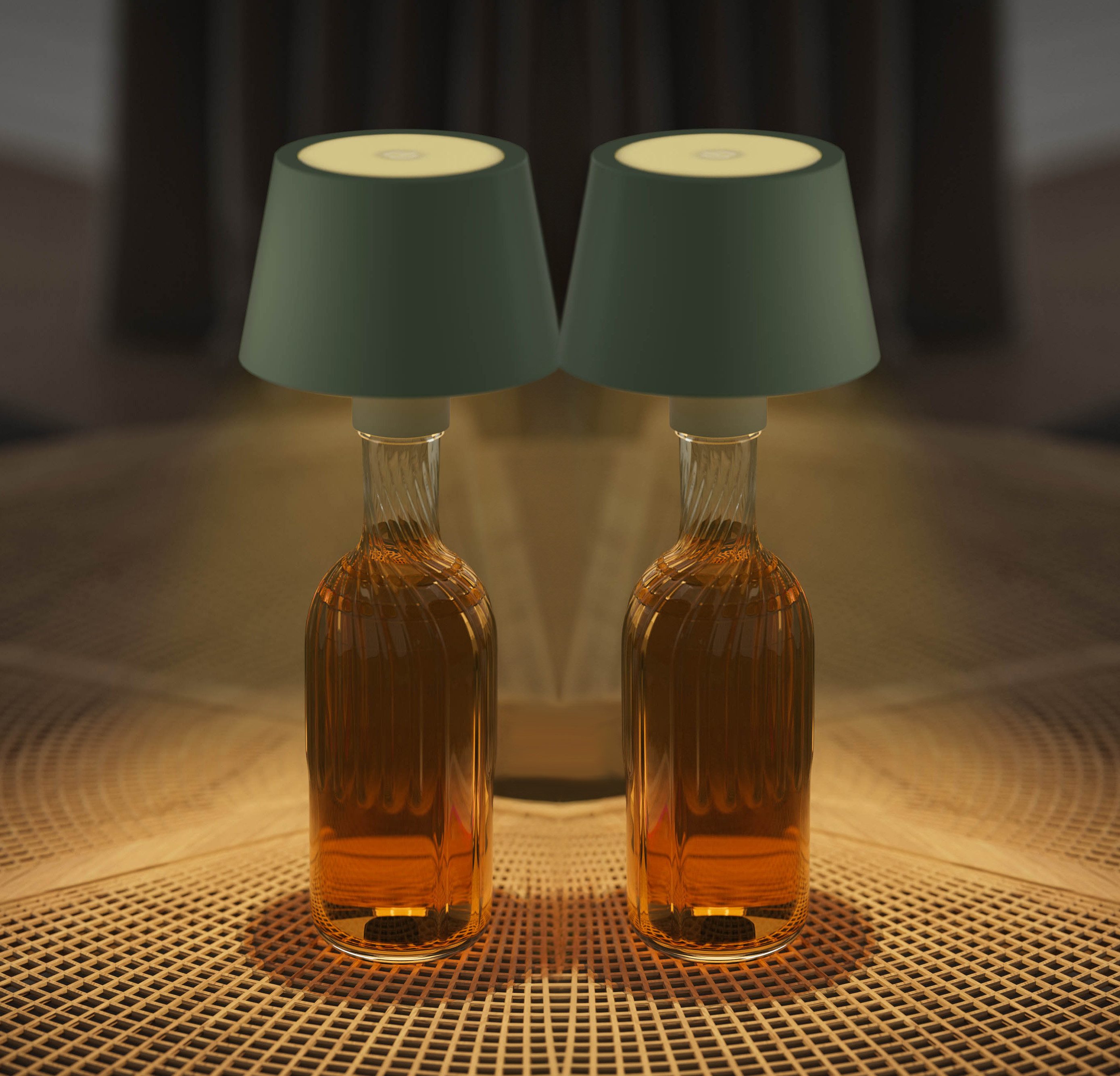 Northpoint LED Außen-Tischleuchte Flaschenlampe mit Touchsensor & Akku Dimm günstig online kaufen