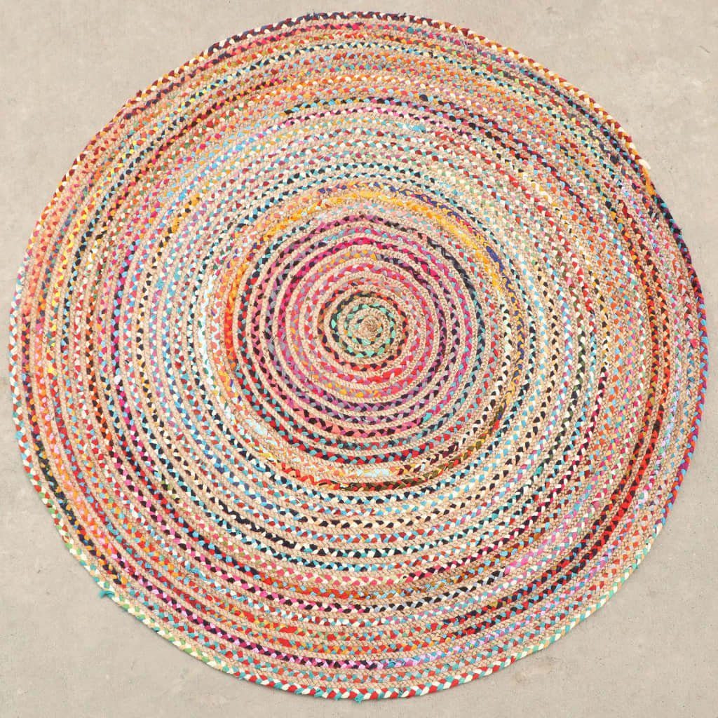 Teppich Teppich Jaipur Classic 200 cm Rund Mehrfarbig, Dutch Lifestyle, Runde, Höhe: 1 mm