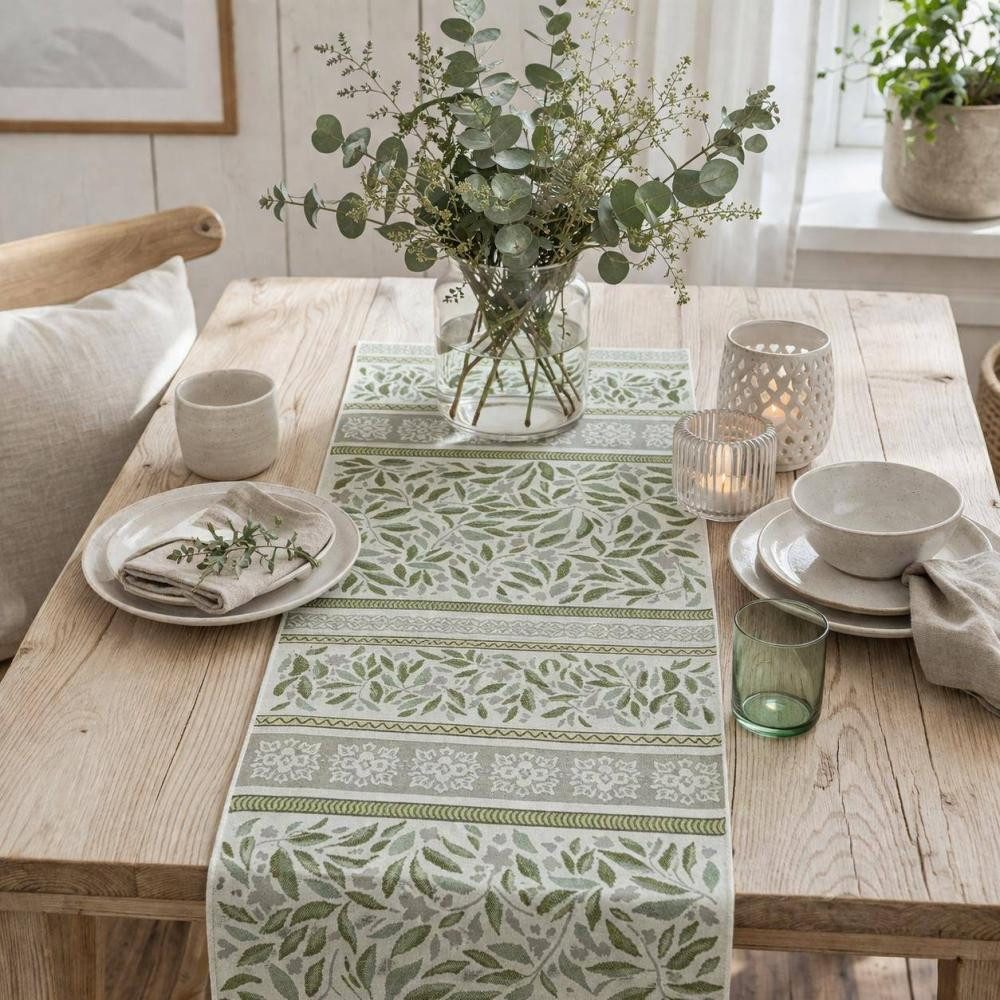 sander table + home Tischläufer Kleiner Gobelin Tischläufer Midas mit floralem Muster