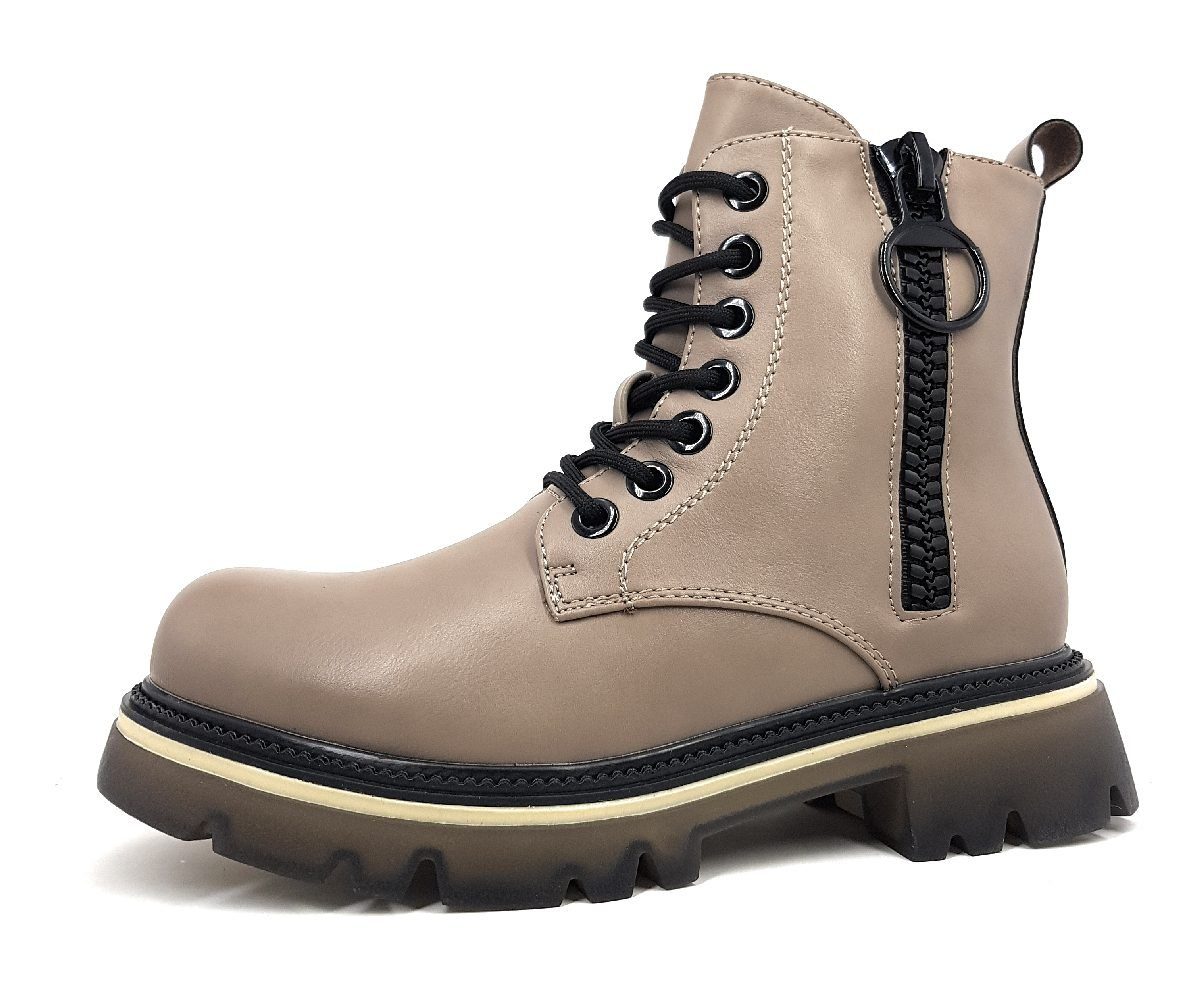 Laufsteg München Stiefel Schnürstiefelette