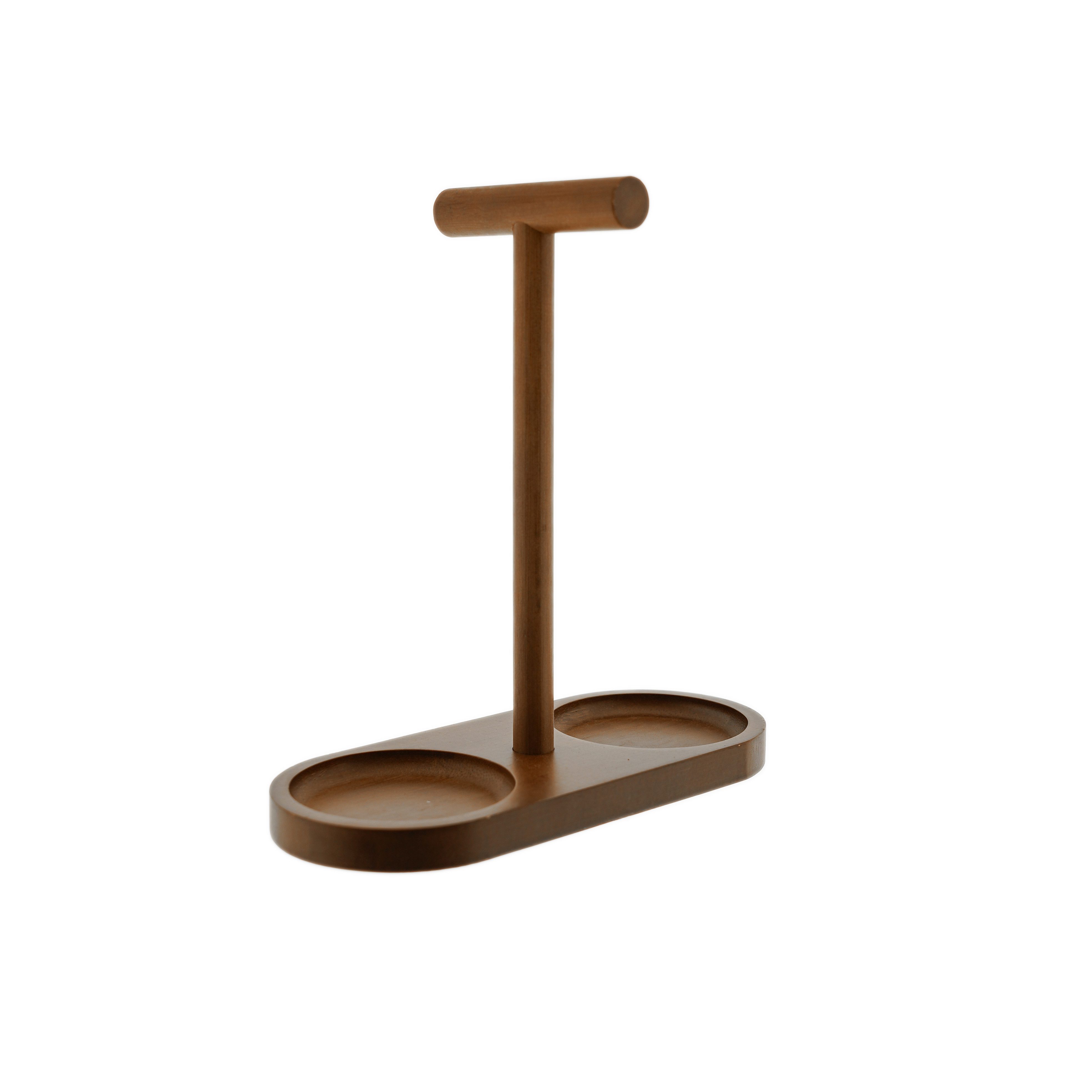 Mulex Ölspender Öl- & Essigspender Set mit Holzständer - 320 ml in Relief-Design, (5-tlg)