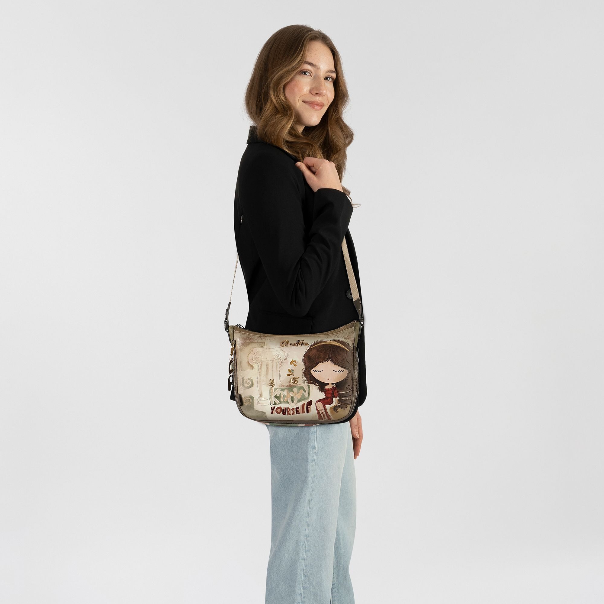 Anekke Schultertasche Muse, Polyurethan