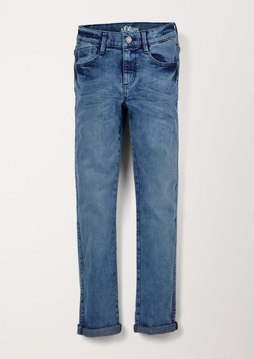 s.Oliver 5-Pocket-Jeans »Slim: Skinny leg-Jeans« Waschung