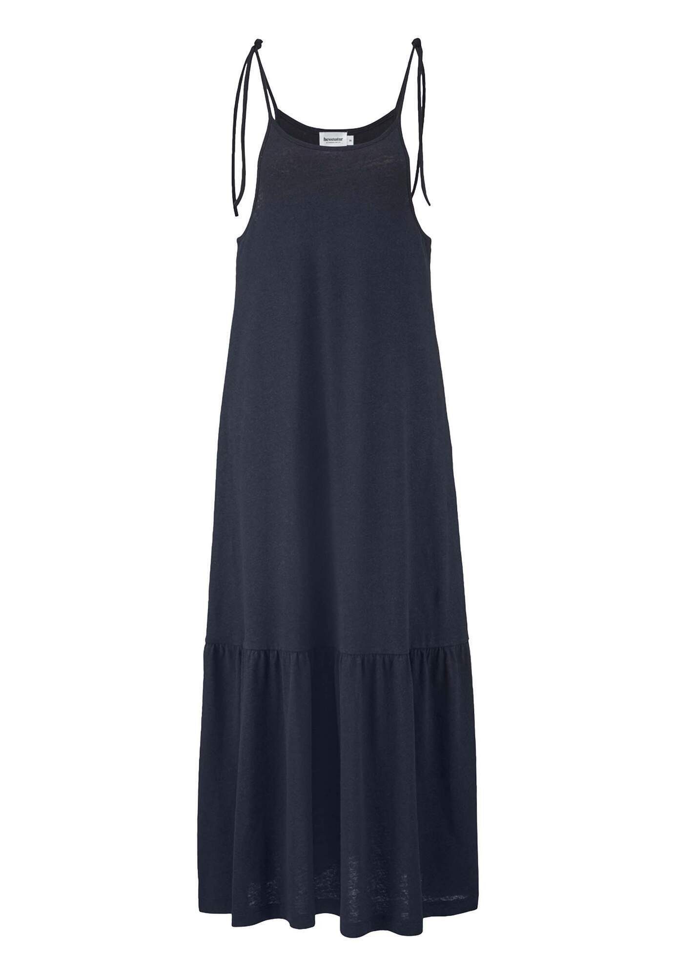 Hessnatur Jerseykleid Relaxed aus reiner Bio-Baumwolle mit Leinen (1-tlg) günstig online kaufen