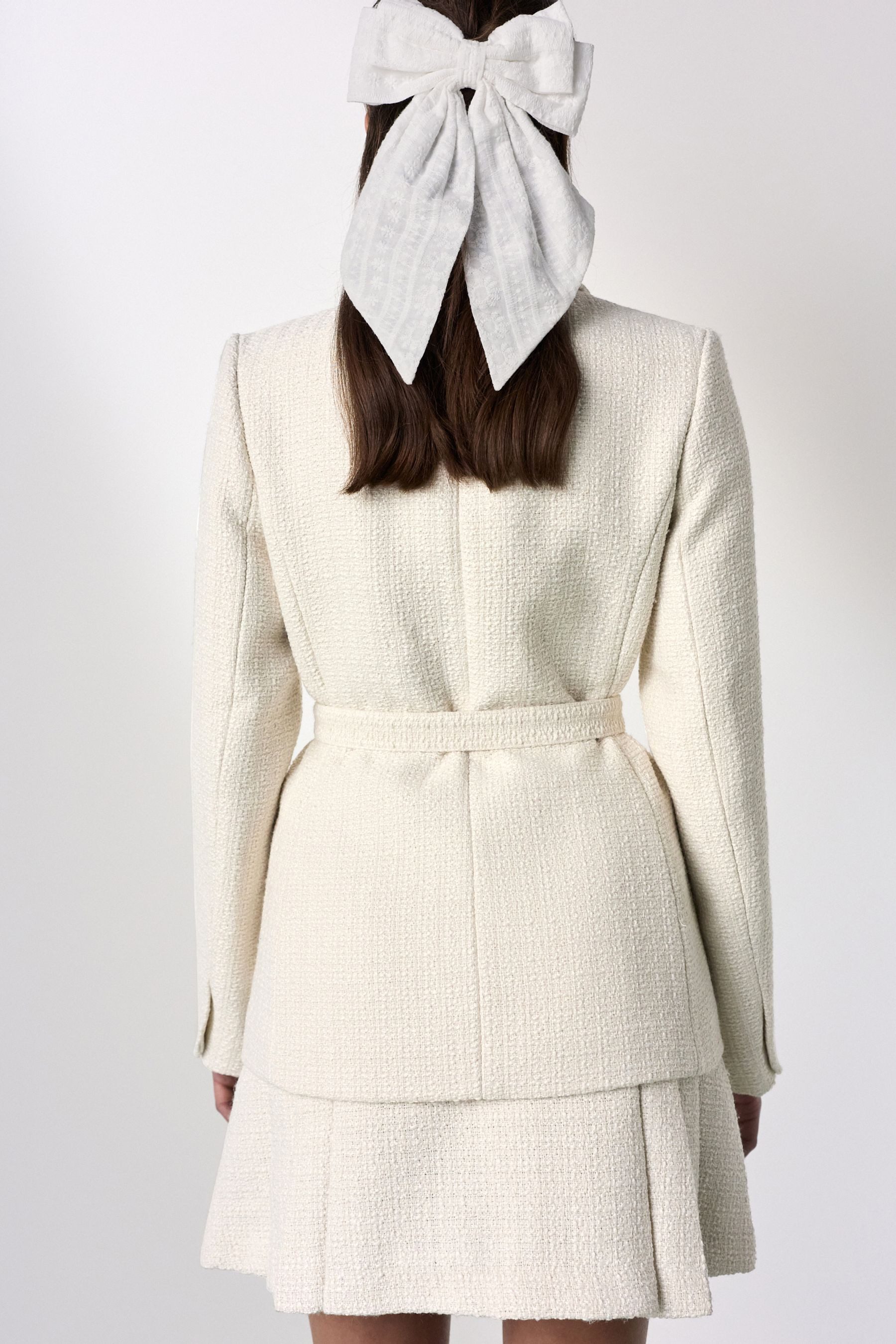 Next Jackenblazer Tabitha Simmons X Next Bouclé-Blazer mit Gürtel (1-tlg)