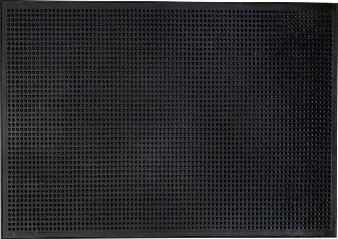 Andiamo Schuhabtropfschale Fußmatte Gummilounge 45 x 75 cm schwarz