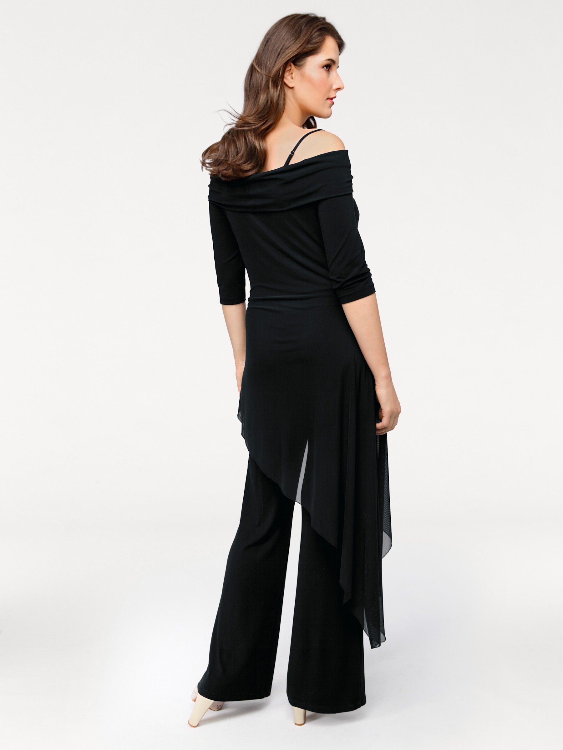 heine Jumpsuit schwarz ca. cm Innenbeinlänge 77