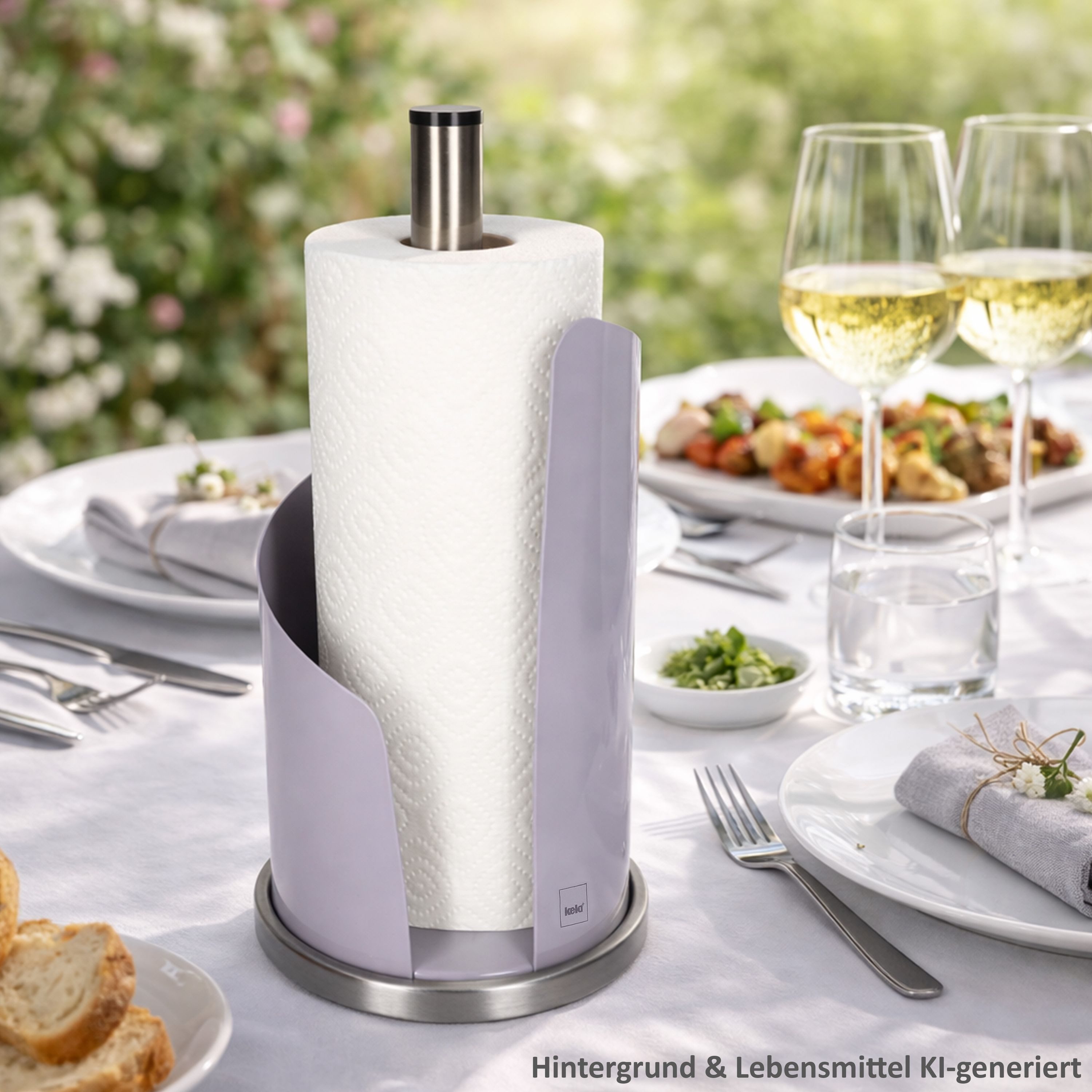 kela Küchenrollenhalter Kela Küchenrollenhalter Stella Metall Edelstahl ohne Bohren Zubehör