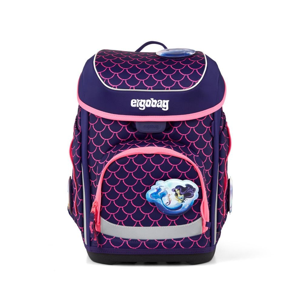 ergobag Schulranzen Cubo (inkl. Etui (befüllt), Schlamperrolle, Sportbeutel und Kletties, 5tlg)