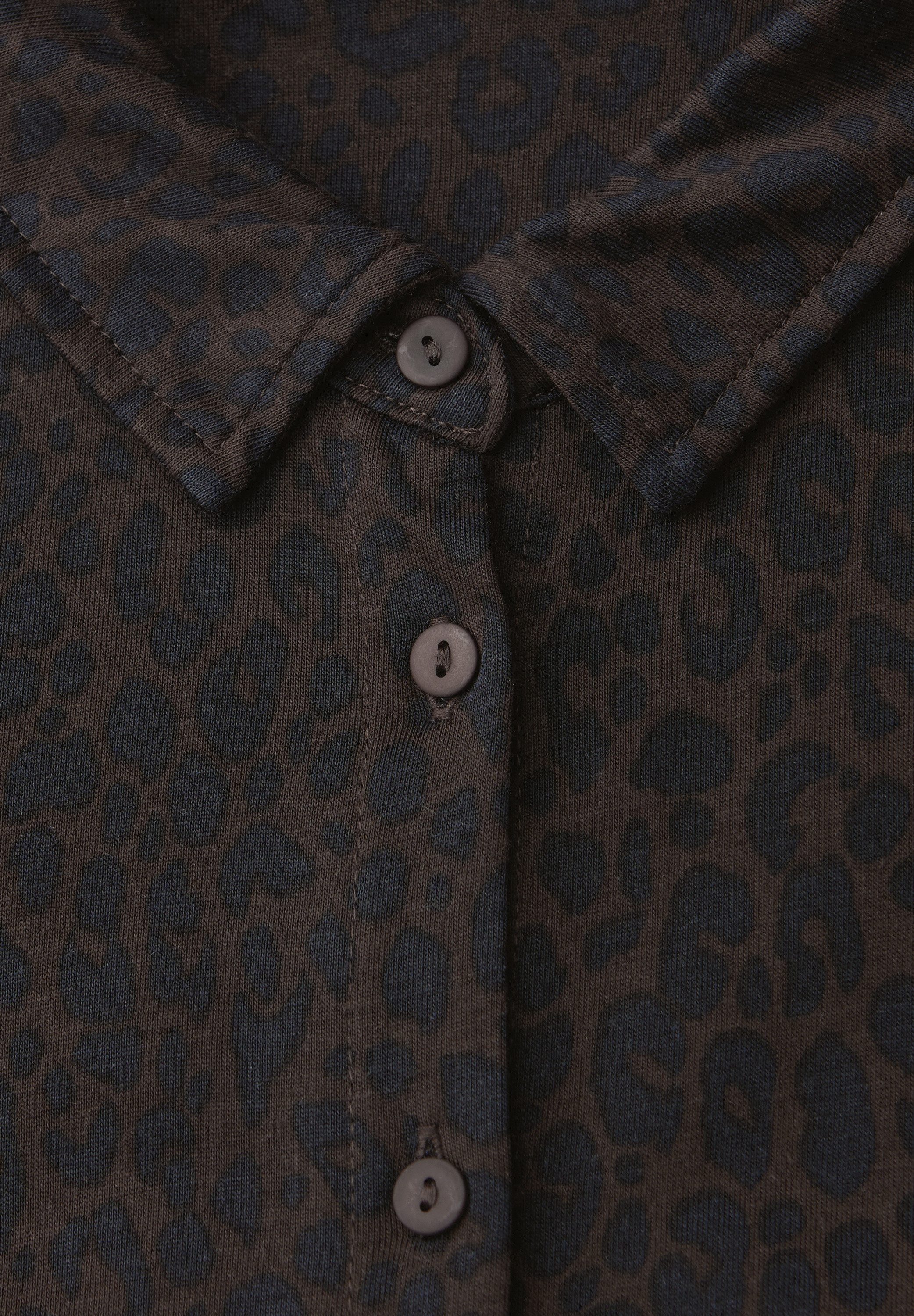 STREET ONE Langarmshirt mit Leo-Print