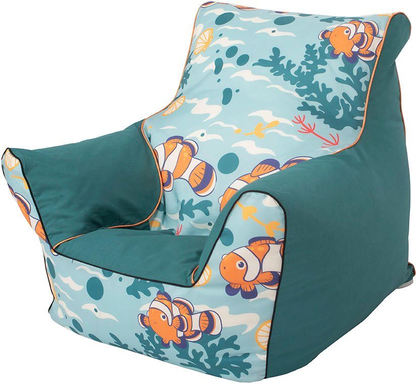Knorrtoys® Sitzsack Kinder; für in Clownfish, Made Europe