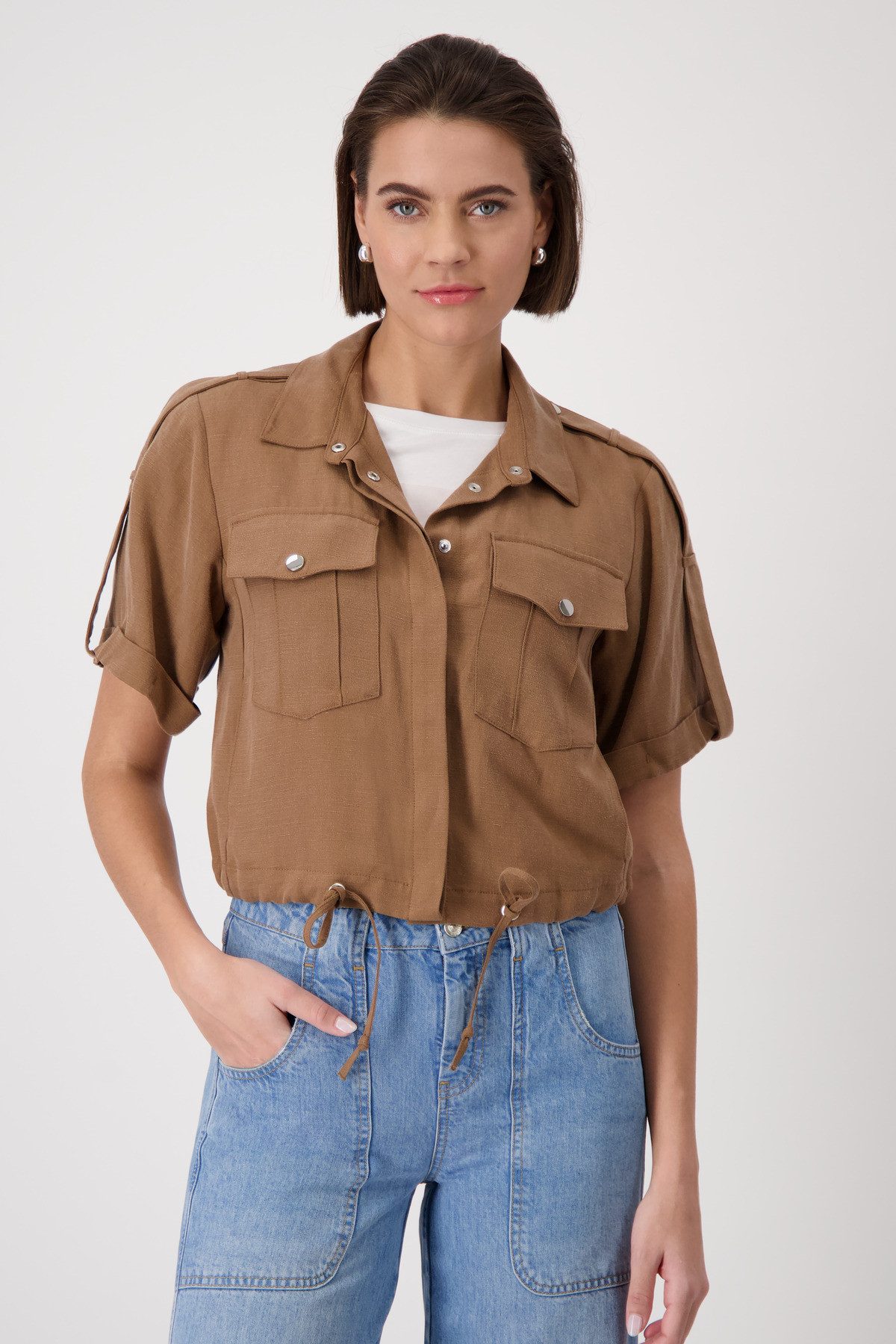 Monari Kurzarmbluse Bluse günstig online kaufen