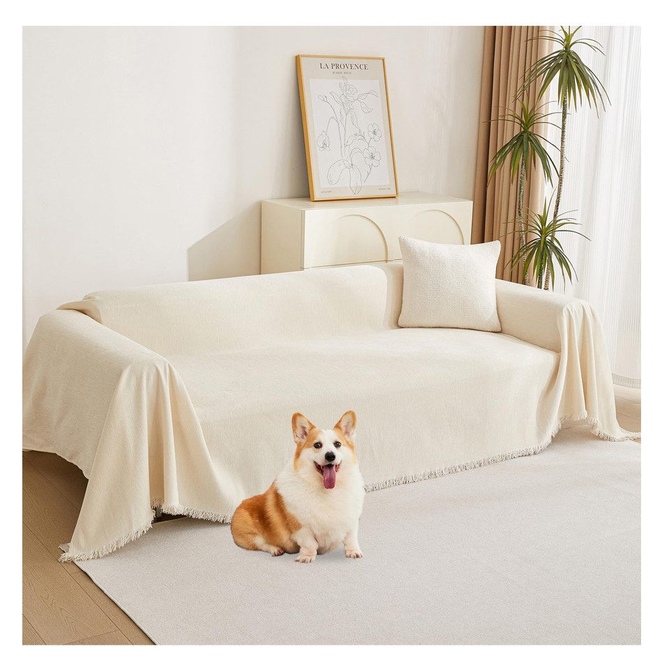 Coonoor Kratzmatte Kratzschutz für Sofa, Einfarbig Sofa Überwurfdecke, Sofa günstig online kaufen